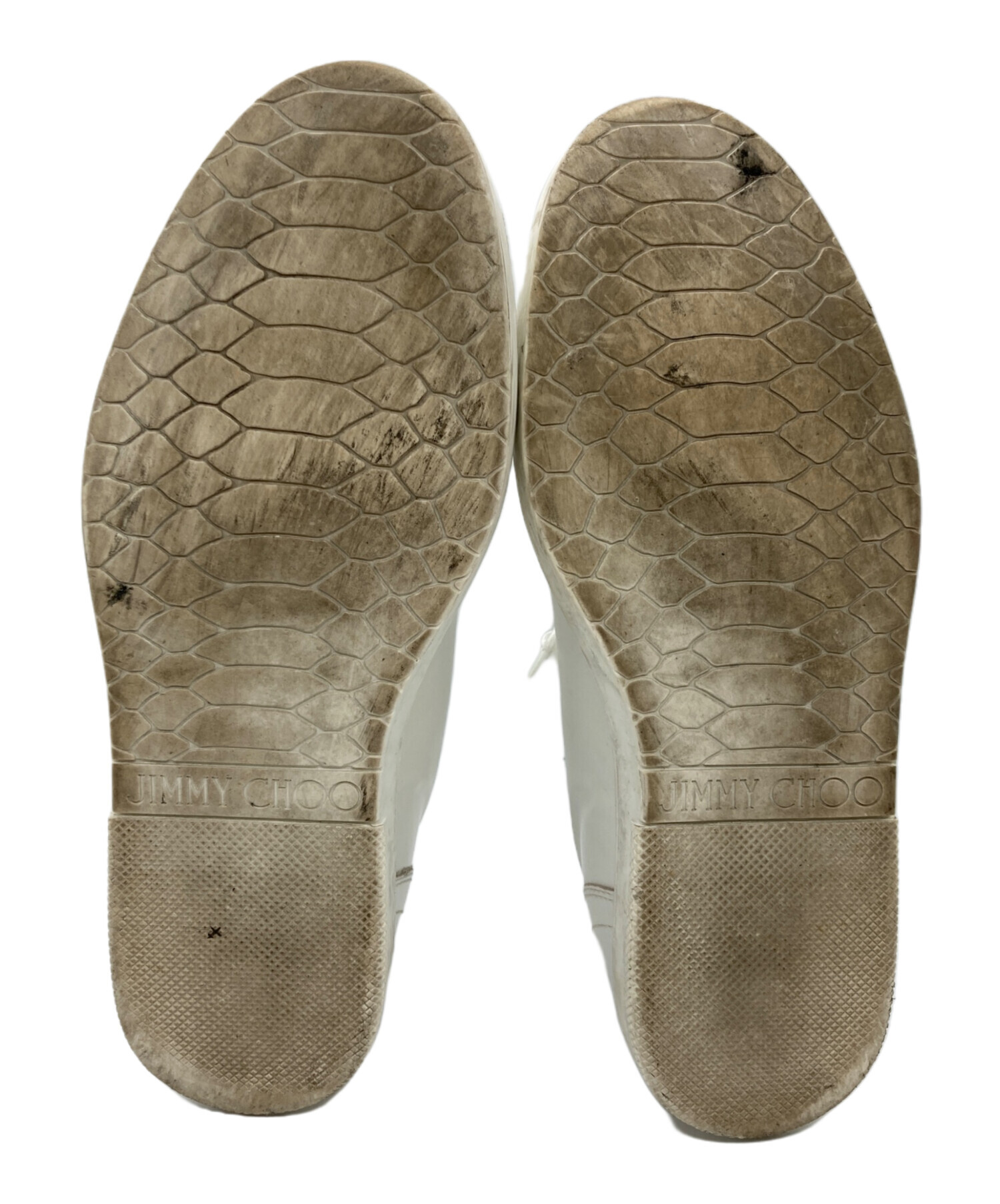 中古・古着通販】JIMMY CHOO (ジミーチュウ) ミッドカットスニーカー 