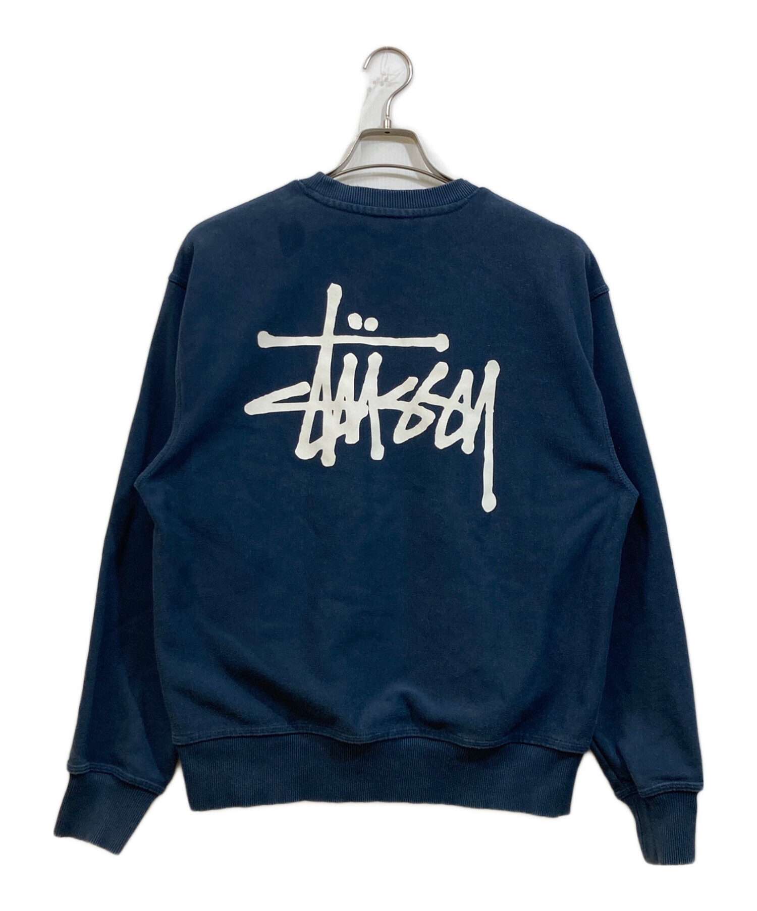 中古・古着通販】stussy (ステューシー) ロゴスウェット ネイビー 