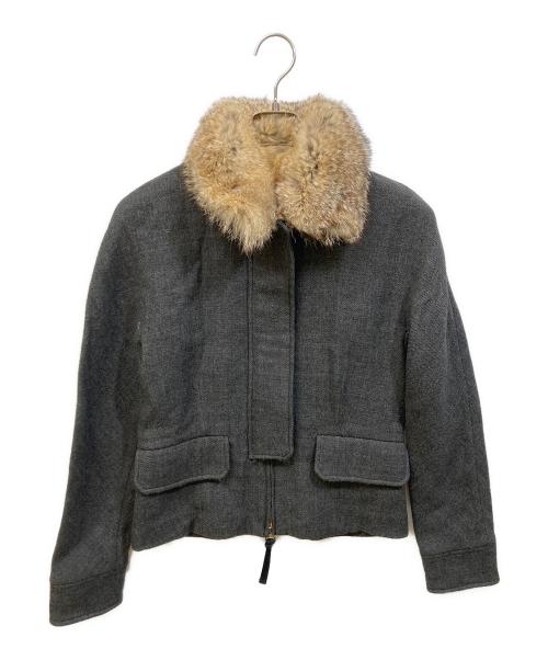 中古・古着通販】MARNI (マルニ) メルトンジャケット グレー サイズ:38