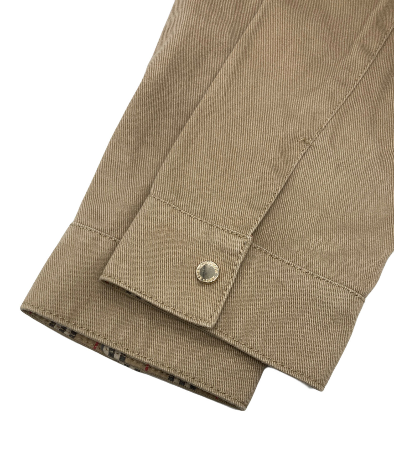 【正規品】美品　Burberry バーバリー　ブラウン　革ジャケット 38 中古・古着通販】BURBERRY BLUE LABEL (バーバリーブルーレーベル