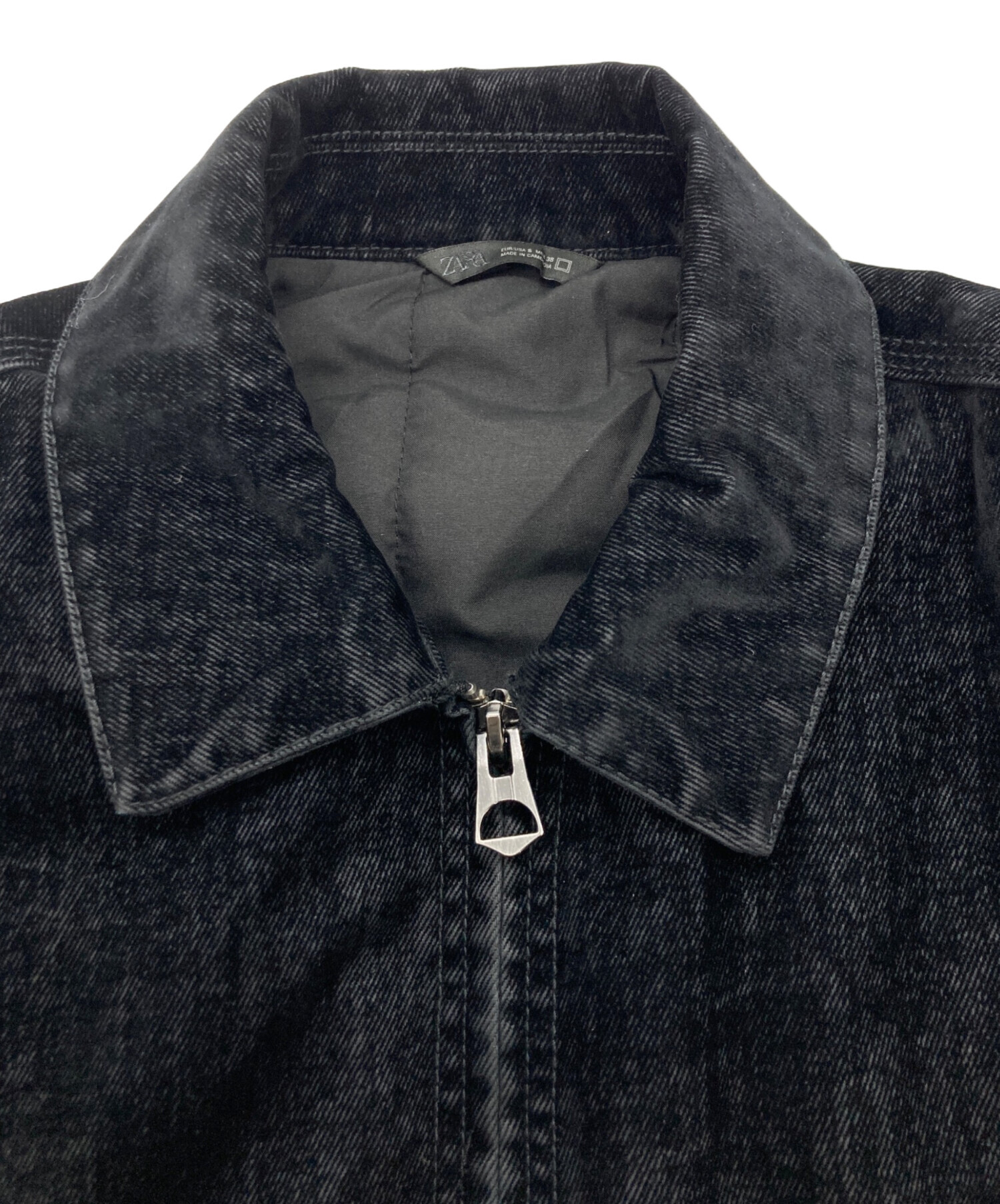 中古・古着通販】ZARA (ザラ) リラックスフィットベロアジャケット