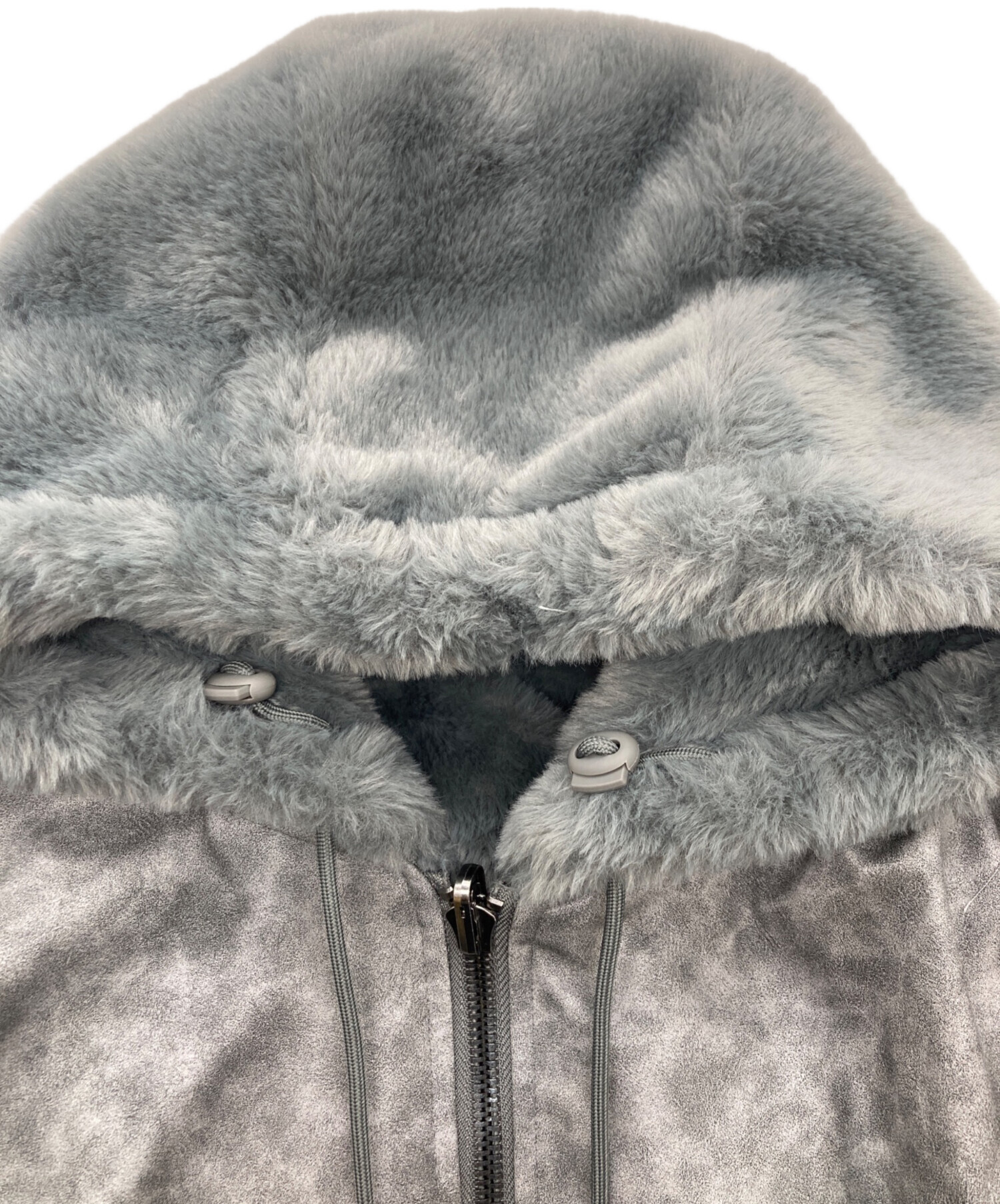 中古・古着通販】ZARA (ザラ) リバーシブルボンバージャケット グレー