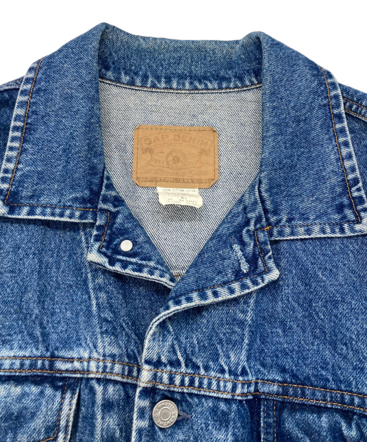 中古・古着通販】GAP (ギャップ) デニムジャケット インディゴ サイズ 