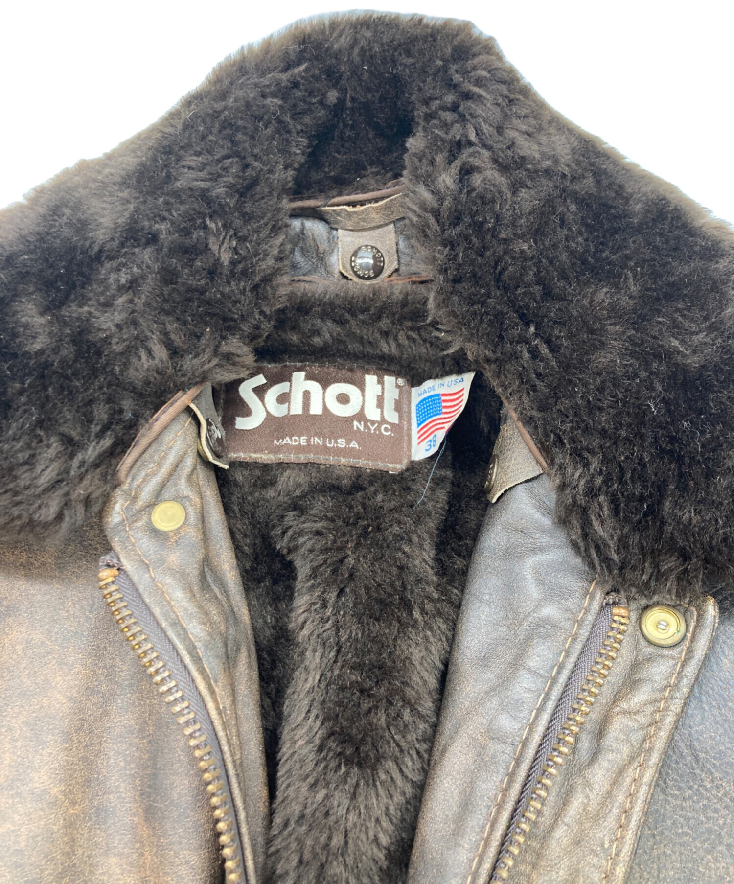 schott スウェードジャケット ボアジャケット 38 レザージャケット schott スウェードジャケット ボアジャケット 38 レザージャケット