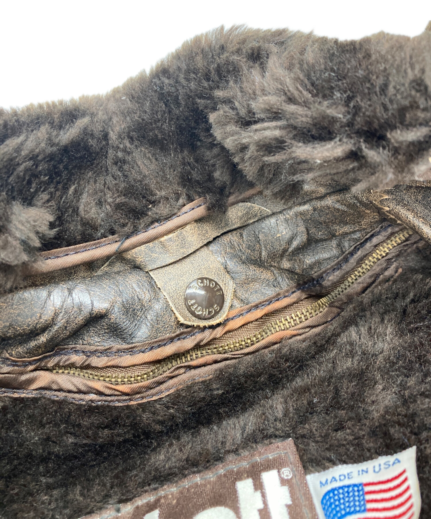 中古・古着通販】Schott (ショット) ボアライナーレザージャケット