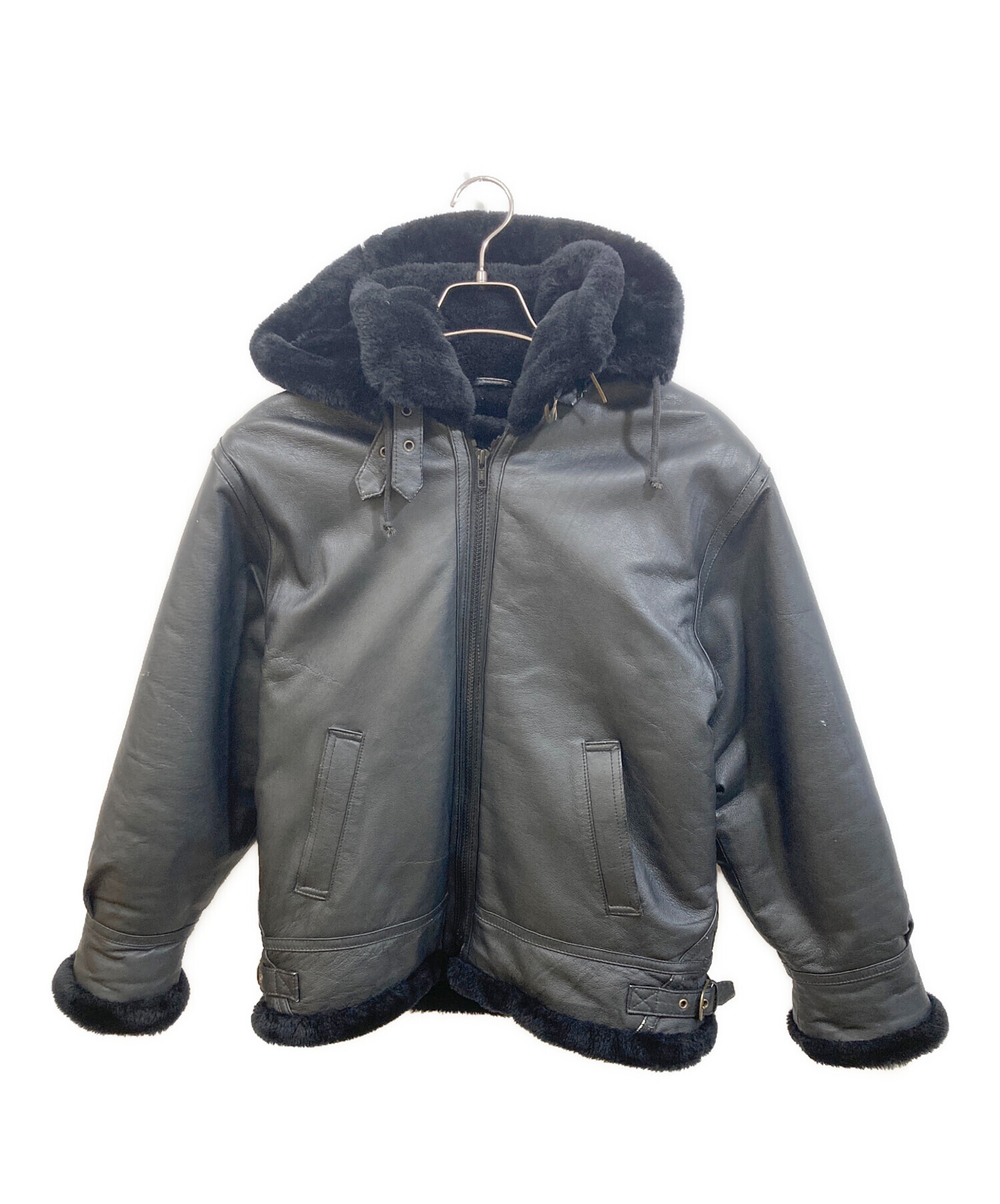 中古・古着通販】wilda (ウィルダ) レザージャケット ブラック サイズ