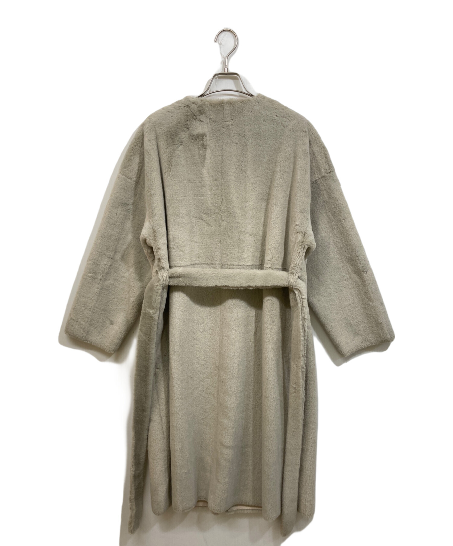 中古・古着通販】Ameri (アメリ) 2WAY エコファーロングコート 