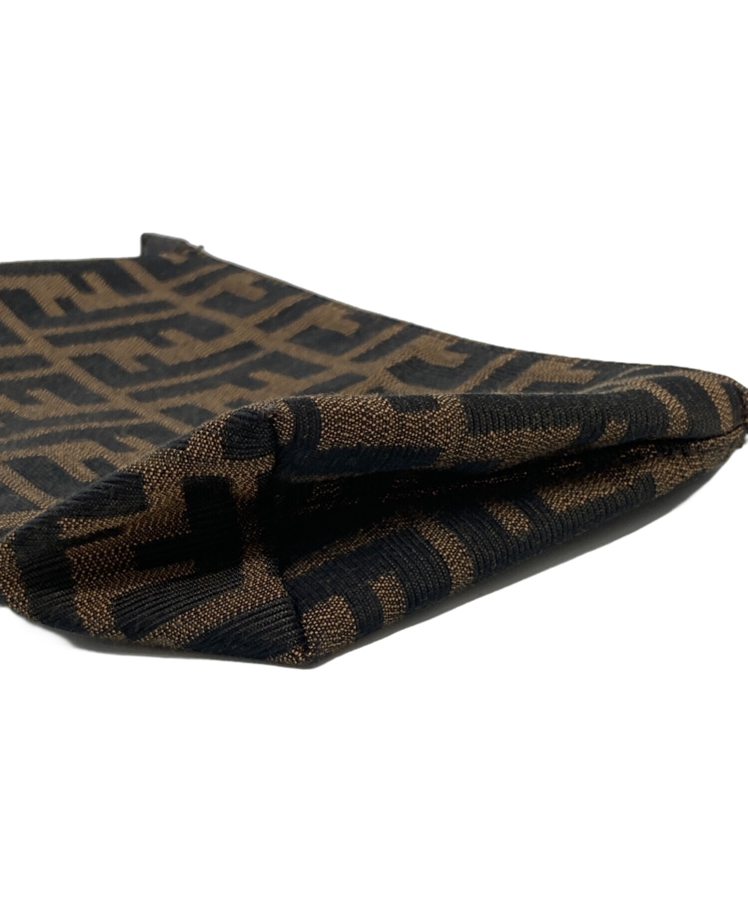 中古・古着通販】FENDI (フェンディ) ズッカ柄ミニポーチ ブラウン
