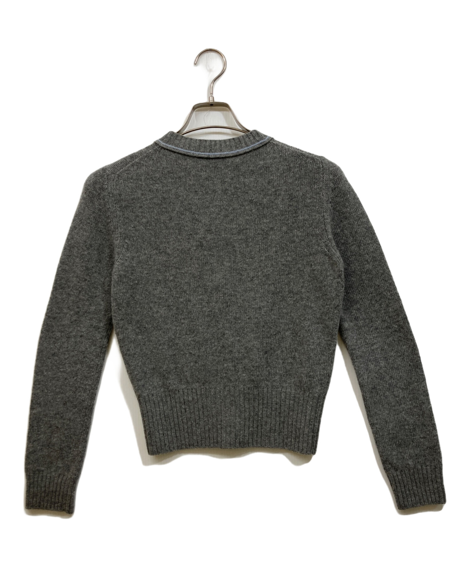 中古・古着通販】PRADA (プラダ) カシミヤ混ウールカーディガン ライト