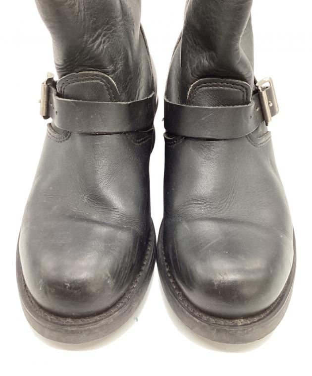 中古・古着通販】FRYE (フライ) エンジニアブーツ ブラック サイズ:8
