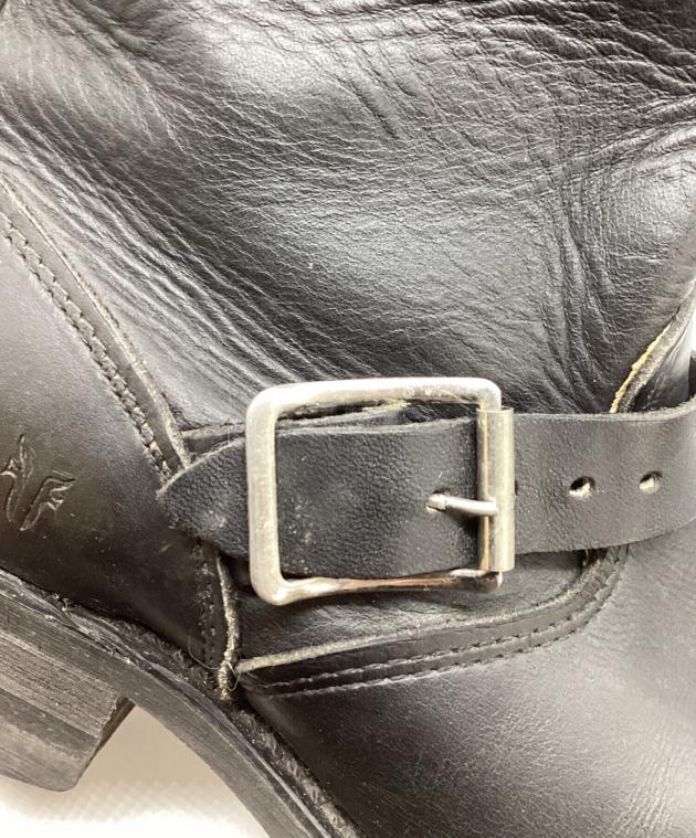 中古・古着通販】FRYE (フライ) エンジニアブーツ ブラック サイズ:8