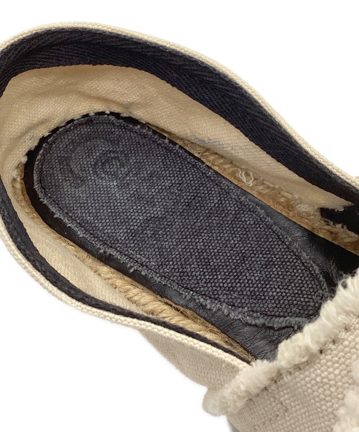 中古・古着通販】CHANEL (シャネル) エスパドリーユ アイボリー サイズ