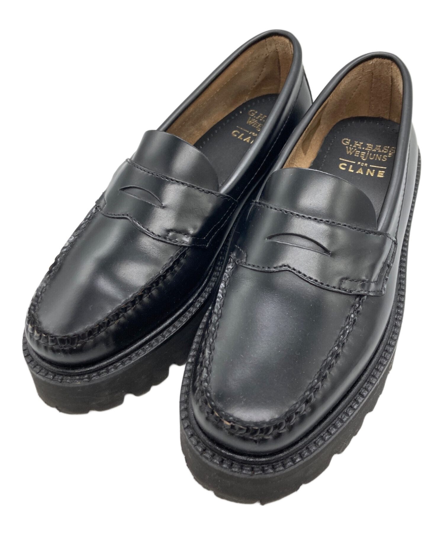 中古・古着通販】G.H.BASS (ジーエイチバス) ローファー ブラック