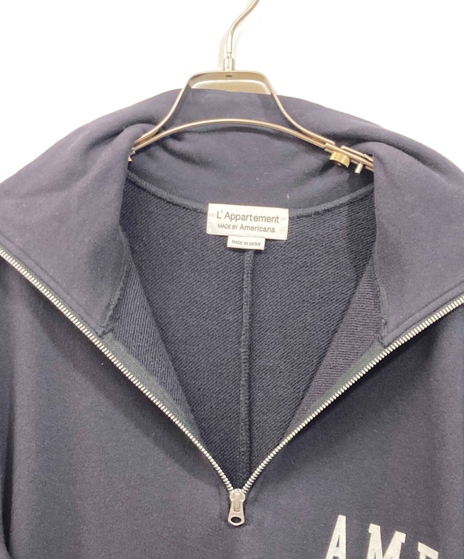中古・古着通販】L'appartement (アパルトモン) Half Zip Sweat