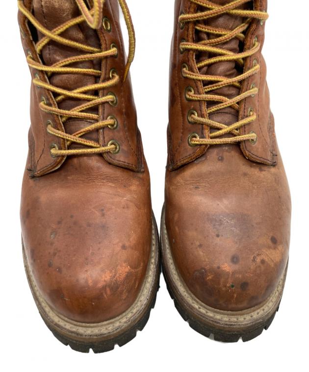 中古・古着通販】RED WING (レッドウィング) ロガーブーツ ブラウン