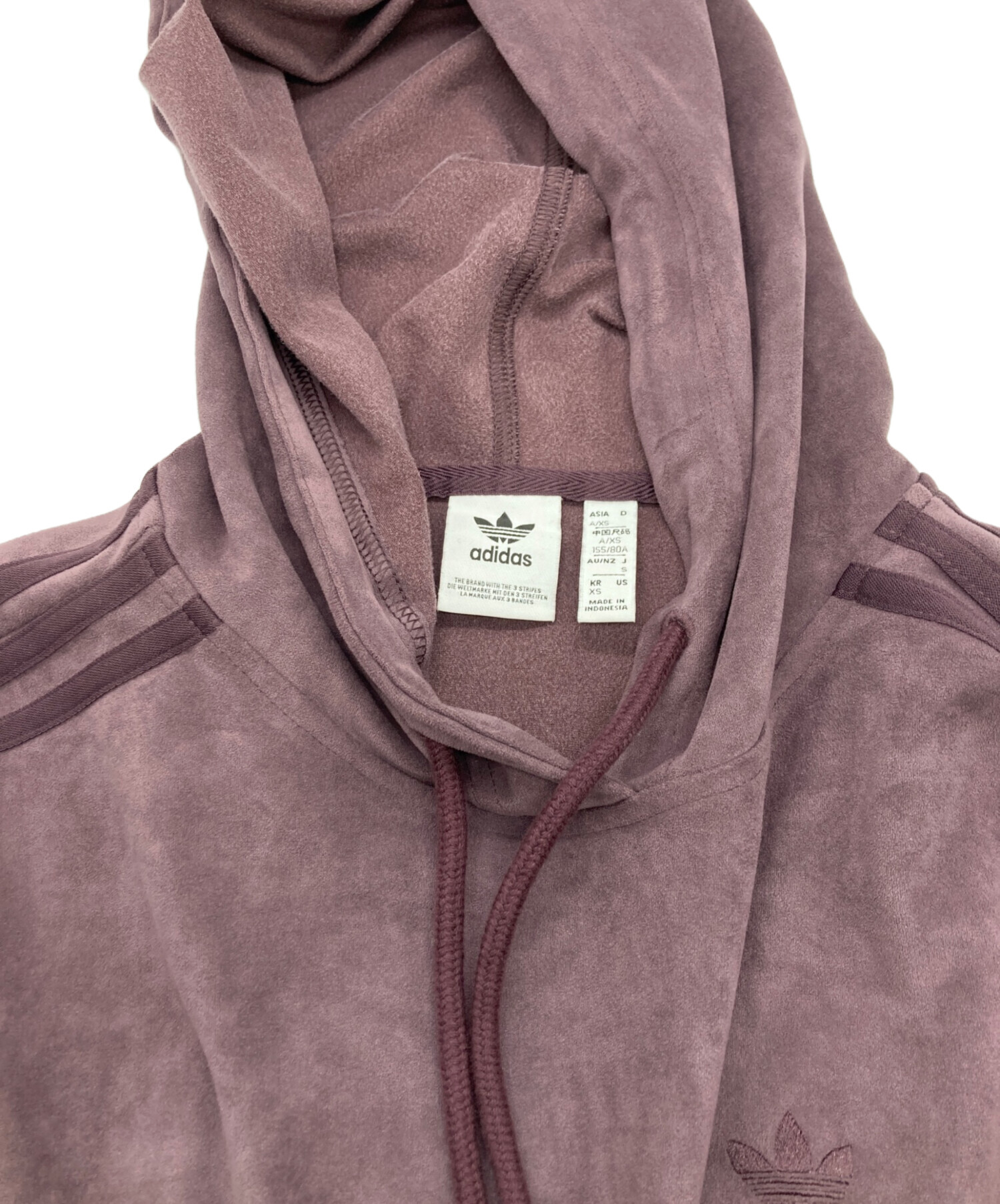 adidas アディダス オリジナルス パーカー Mサイズ ボルドー 中古・古着通販】adidas Originals (アディダスオリジナル) アディ