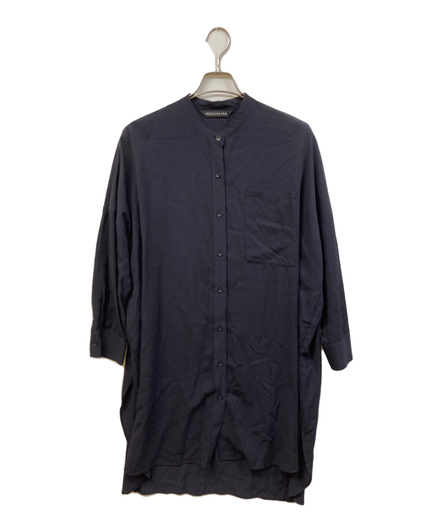 中古・古着通販】mizuiro-ind (ミズイロインド) シャツワンピース