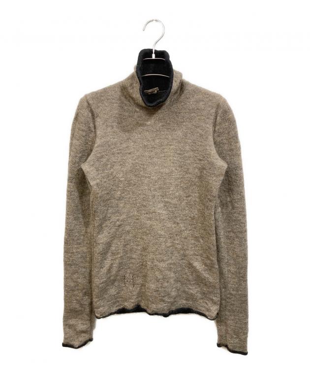 中古・古着通販】HERMES (エルメス) Hロゴカシミヤ混モヘヤニット