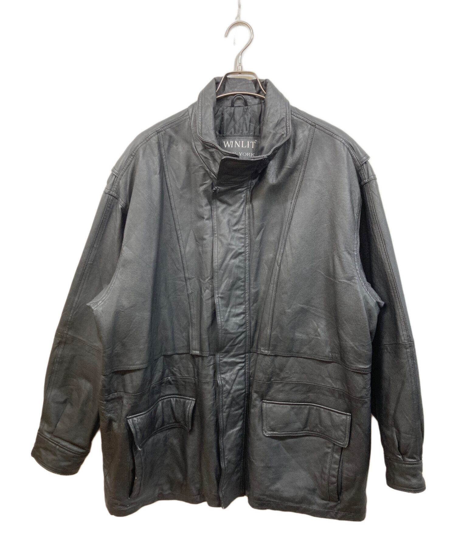 中古・古着通販】WINLIT NEWYORK (ウィンリット・ニューヨーク) レザー 