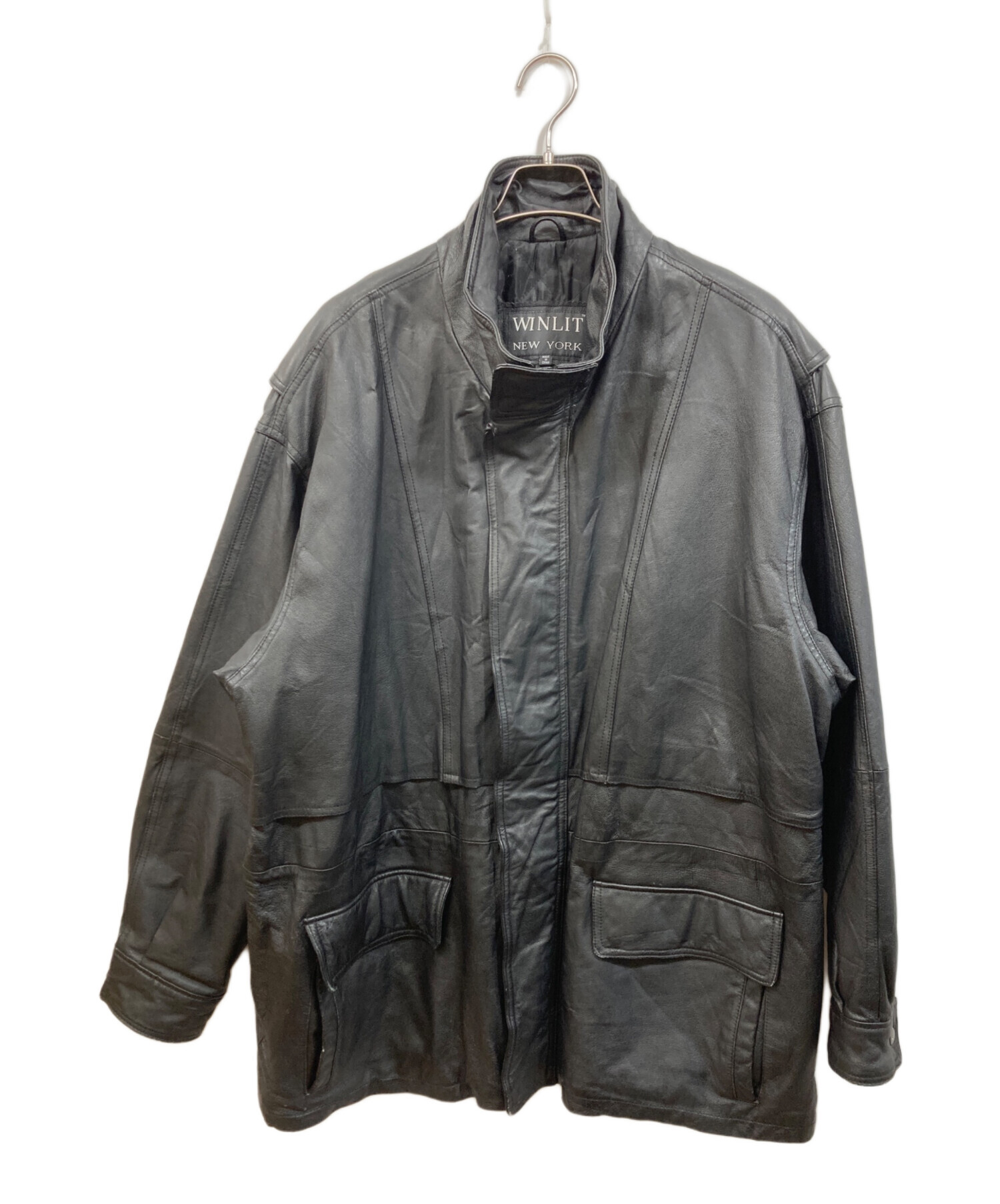 中古・古着通販】WINLIT NEWYORK (ウィンリット・ニューヨーク) レザー 