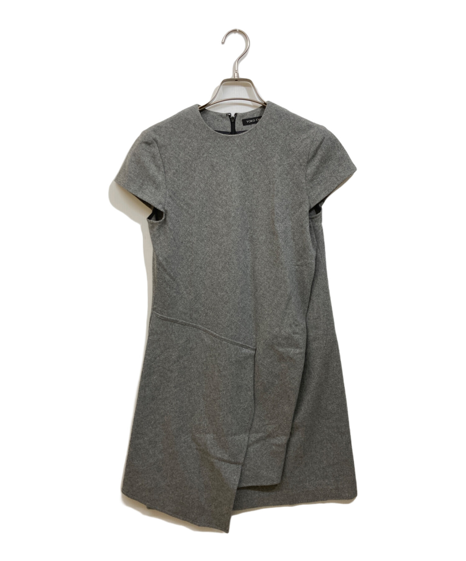 中古・古着通販】YOKO CHAN (ヨーコチャン) ウール半袖ワンピース