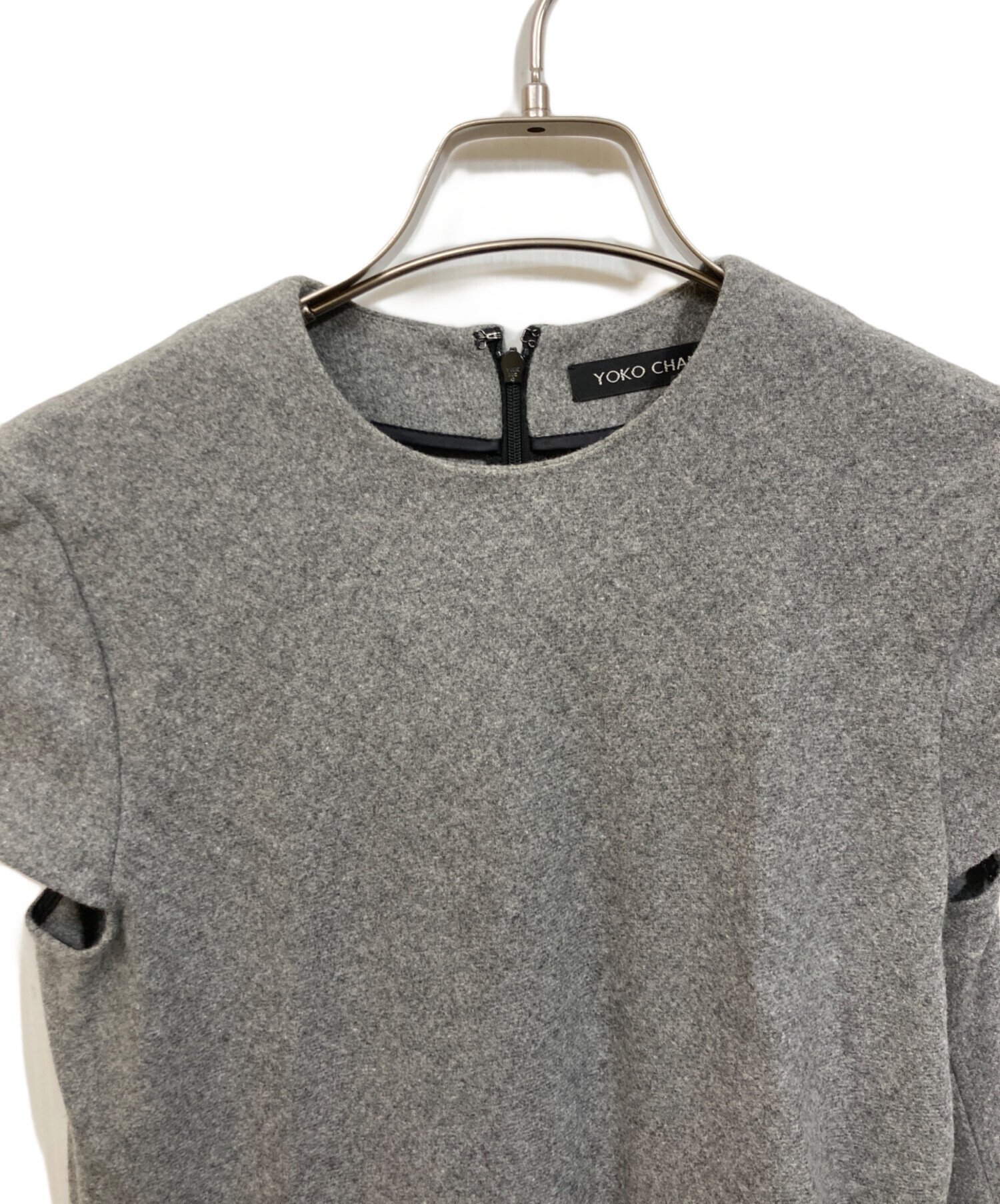 中古・古着通販】YOKO CHAN (ヨーコチャン) ウール半袖ワンピース
