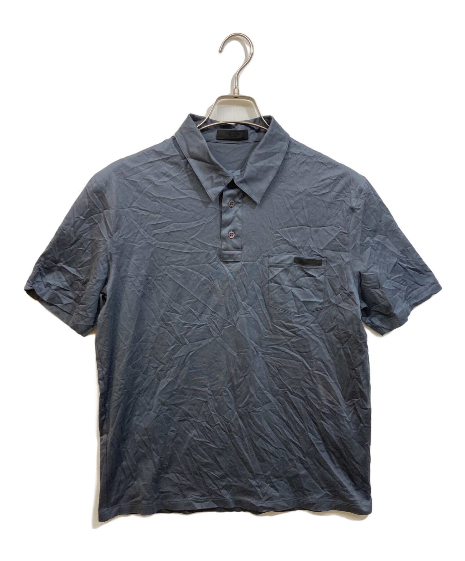 PRADA メンズ グレー ポロシャツ ヴィンテージ長袖ポロシャツ 中古・古着通販】PRADA (プラダ) ポロシャツ グレー サイズ: SIZE L