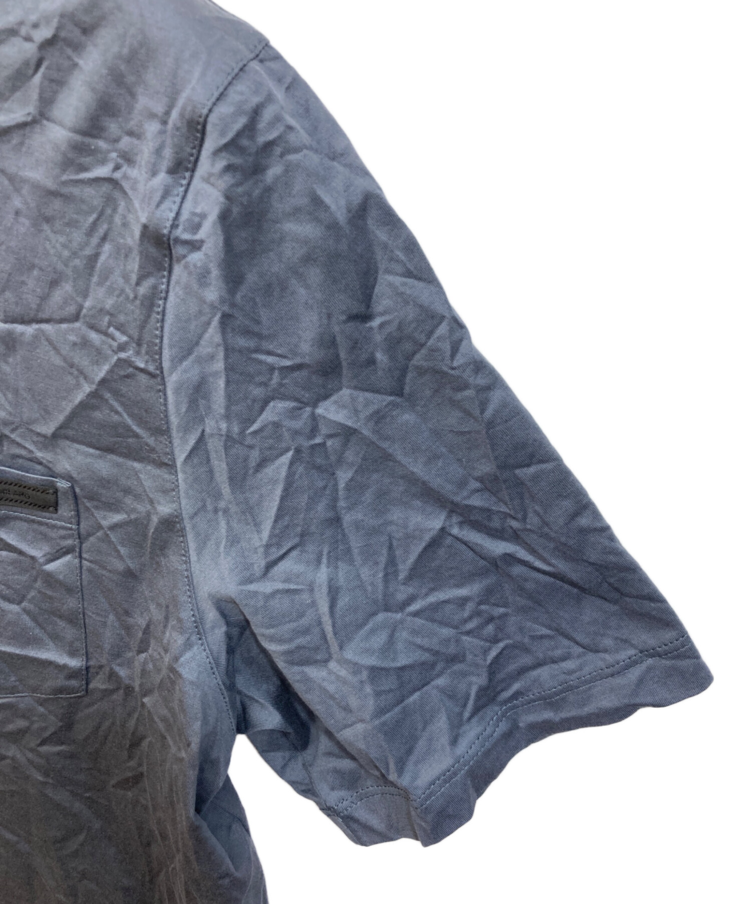 中古・古着通販】PRADA (プラダ) ポロシャツ グレー サイズ: SIZE L