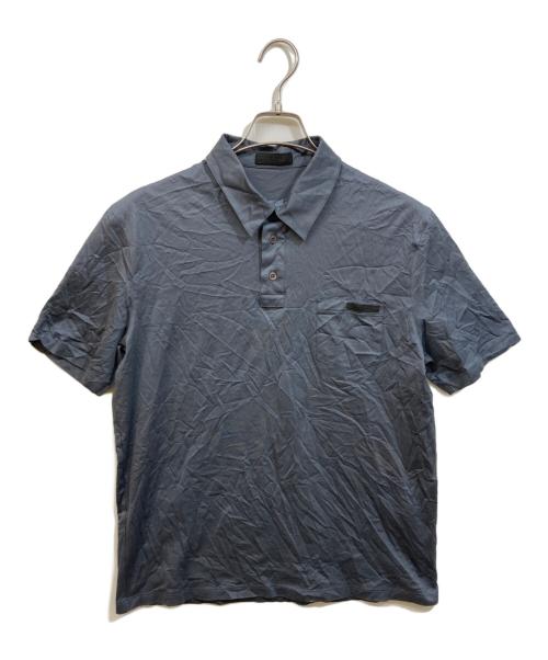 中古・古着通販】PRADA (プラダ) ポロシャツ グレー サイズ: SIZE L