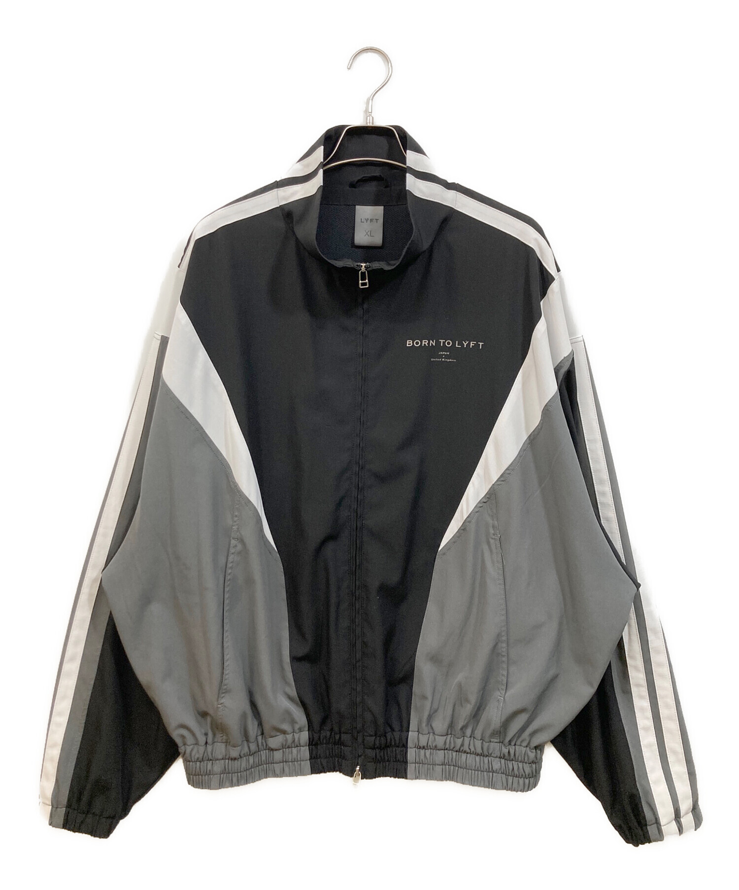 中古・古着通販】Lyft (リフト) 2Line Oversize Track Jacket ブラック