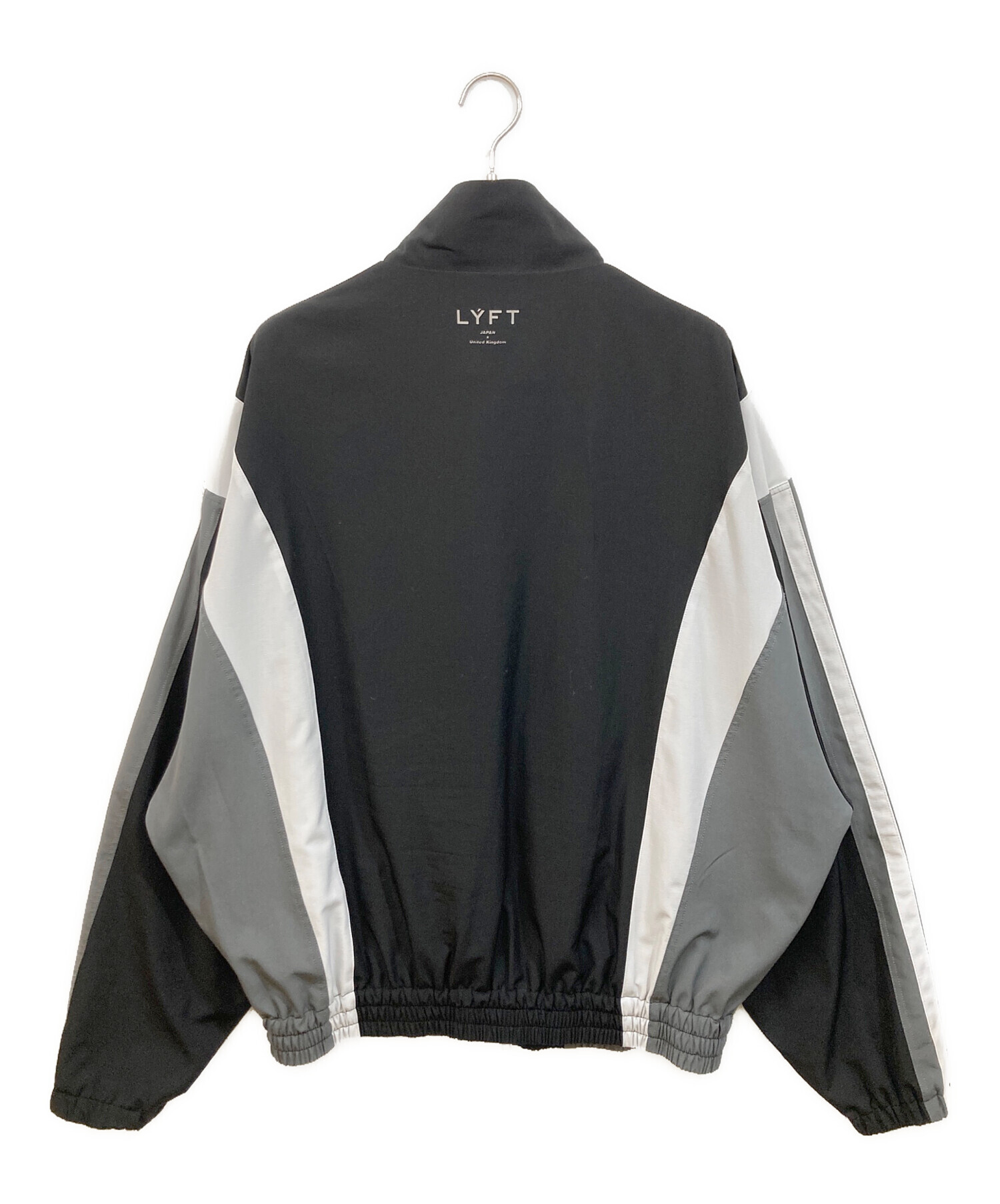 中古・古着通販】Lyft (リフト) 2Line Oversize Track Jacket ブラック