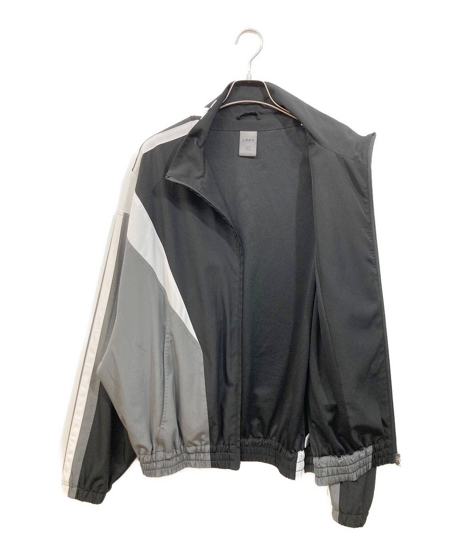 中古・古着通販】Lyft (リフト) 2Line Oversize Track Jacket ブラック