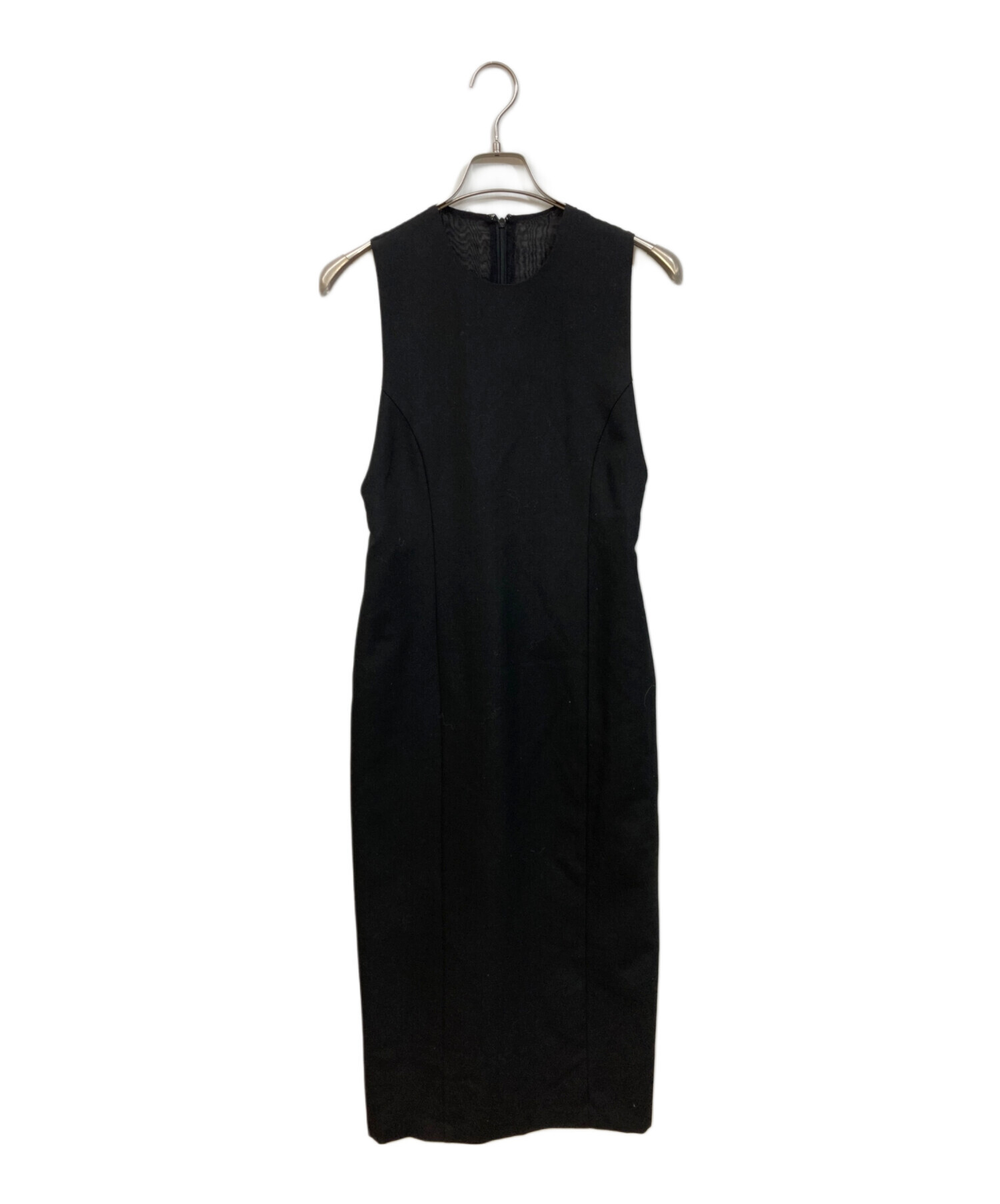 中古・古着通販】CLANE (クラネ) BACK SHEER MAXI ONEPIECE ブラック