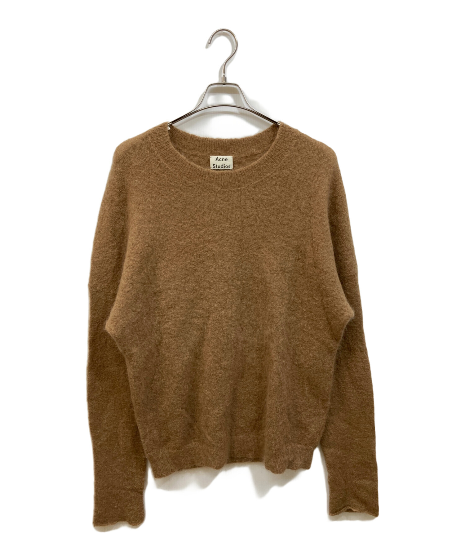 Acne Studios ブラウン モヘアニット Lサイズ 中古・古着通販】ACNE STUDIOS (アクネ ストゥディオス) モヘアニット