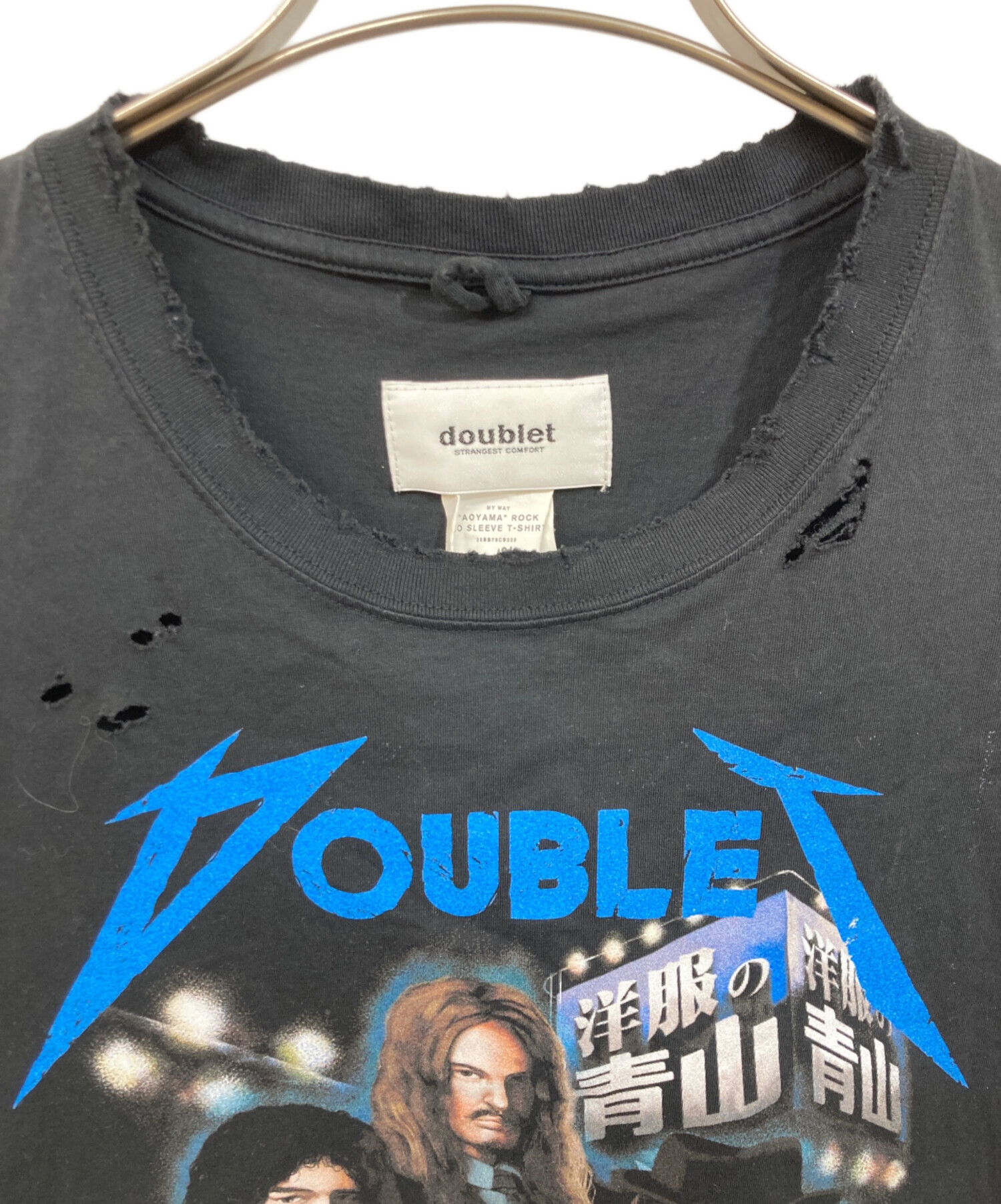 doublet 22ss ダブレット 洋服の青山 タンクトップ　ノースリーブ 中古・古着通販】doublet (ダブレット) AOYAMA ROCK NO SLEEVE T-SHIRT
