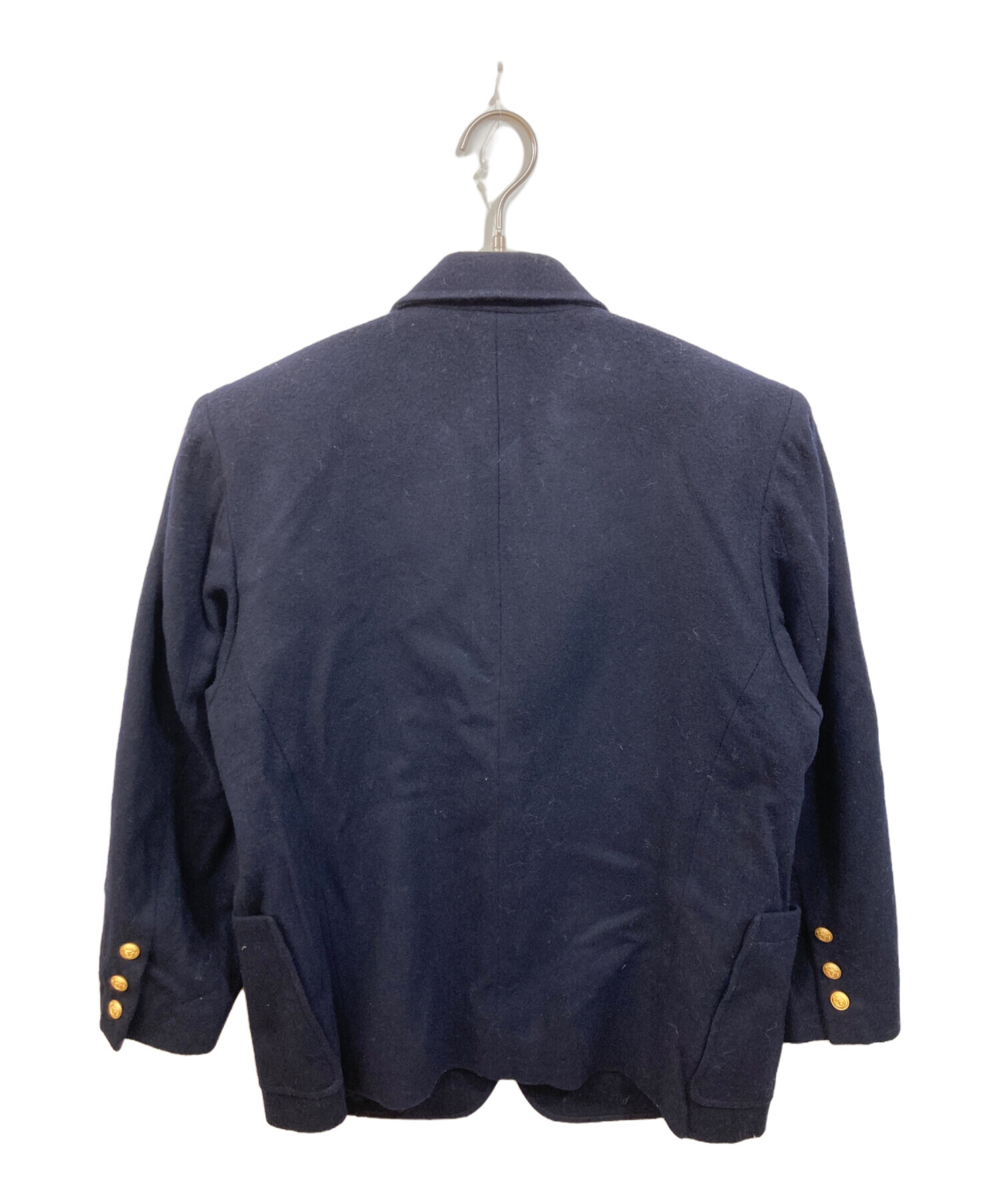 ISSEY MIYAKE ネイビージャケット フリル付き ISSEY MIYAKE ネイビージャケット フリル付き ネイビーコーデ フリル