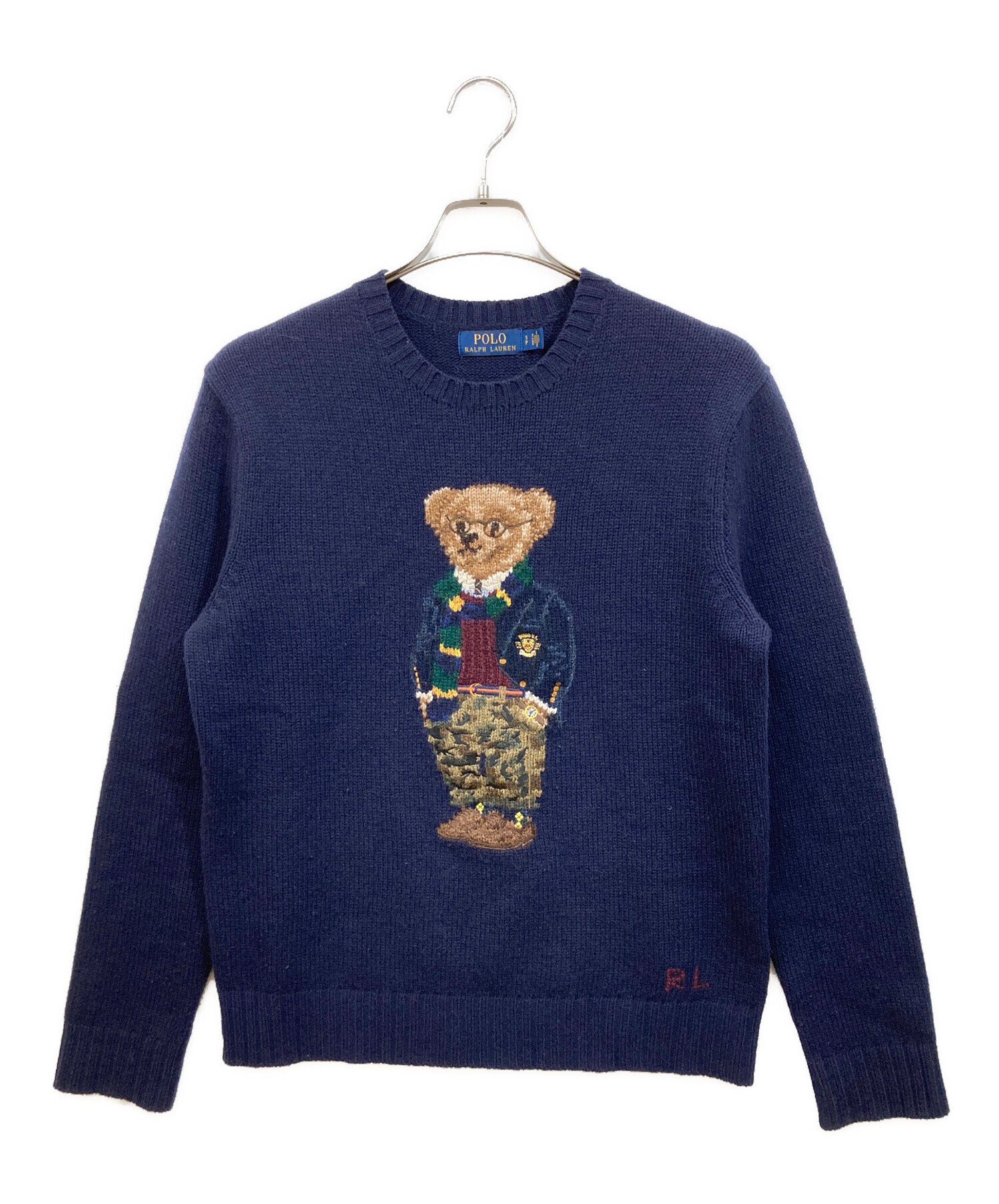 ☆最終値下げ⭐︎Polo Ralph Lauren ポロベアニット / ネイビー 中古・古着通販】POLO RALPH LAUREN (ポロ・ラルフローレン) ポロ