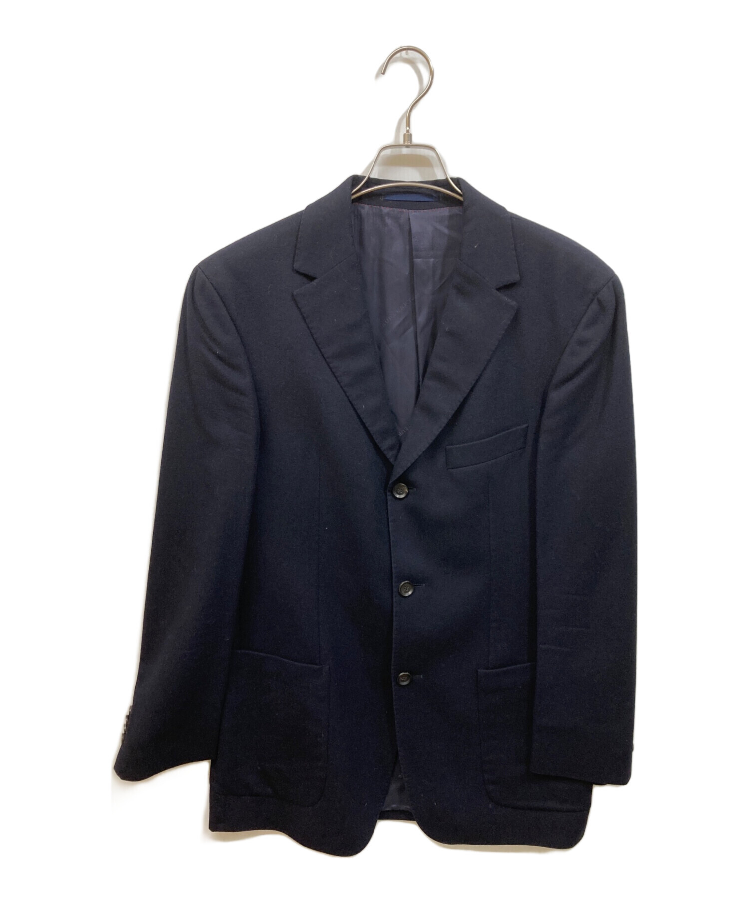 Burberry london テーラードジャケット　カシミヤ100% ネイビー 中古・古着通販】BURBERRY LONDON (バーバリーロンドン) ウール