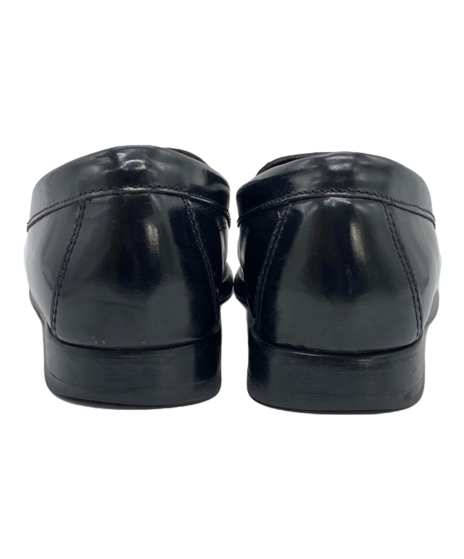 新品未使用　G.H.BASSパンチングローファー　ブラック　36 1/2 中古・古着通販】G.H.BASS (ジーエイチバス) ローファー ブラック