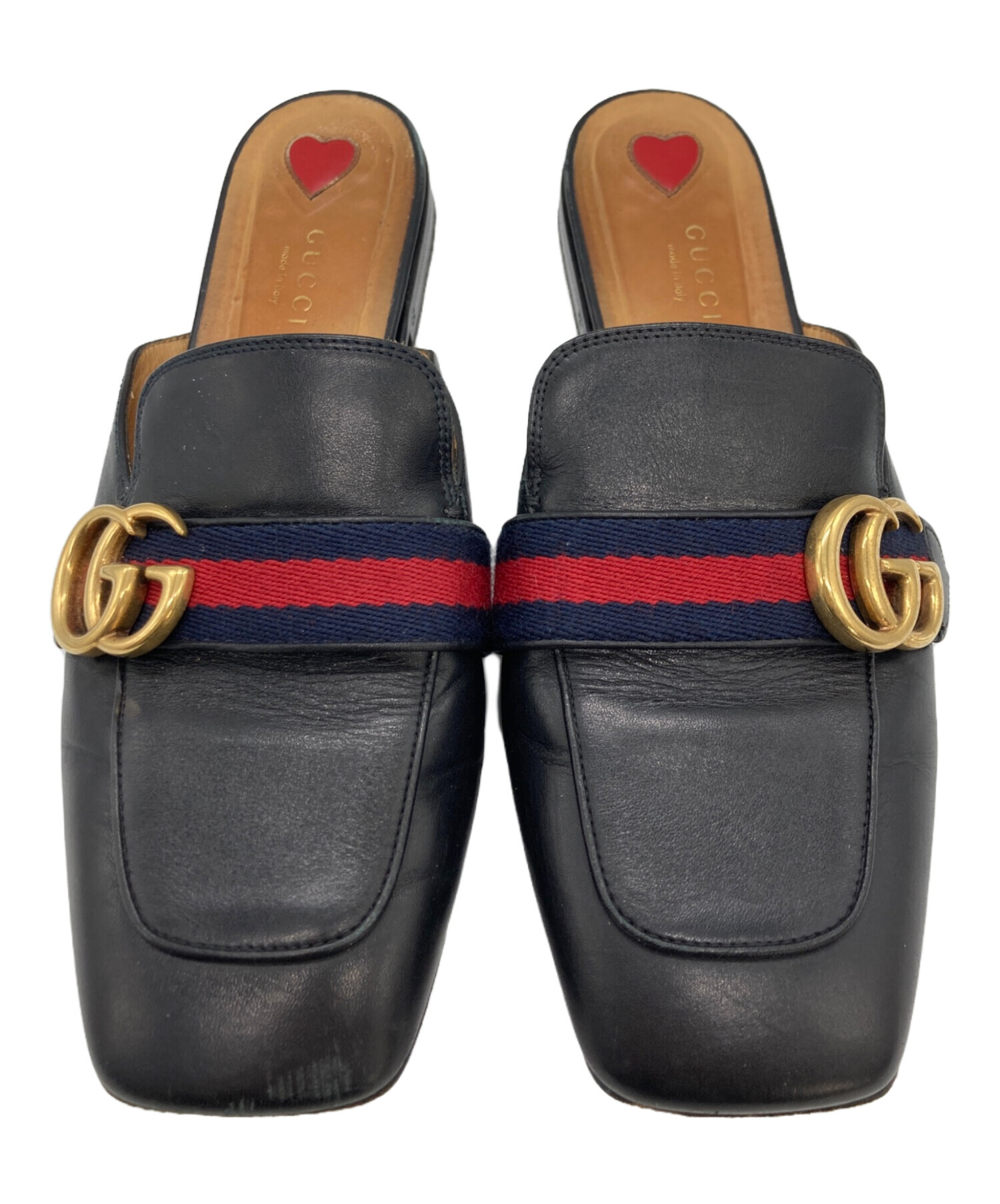 中古・古着通販】GUCCI (グッチ) プリンスタウン ブラック サイズ:38