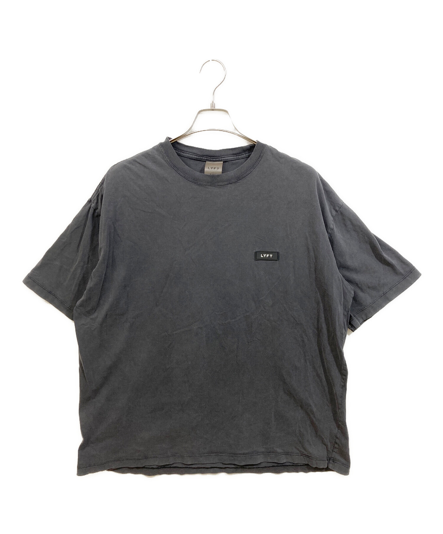 中古・古着通販】Lyft (リフト) サークルロゴTシャツ ブラック サイズ
