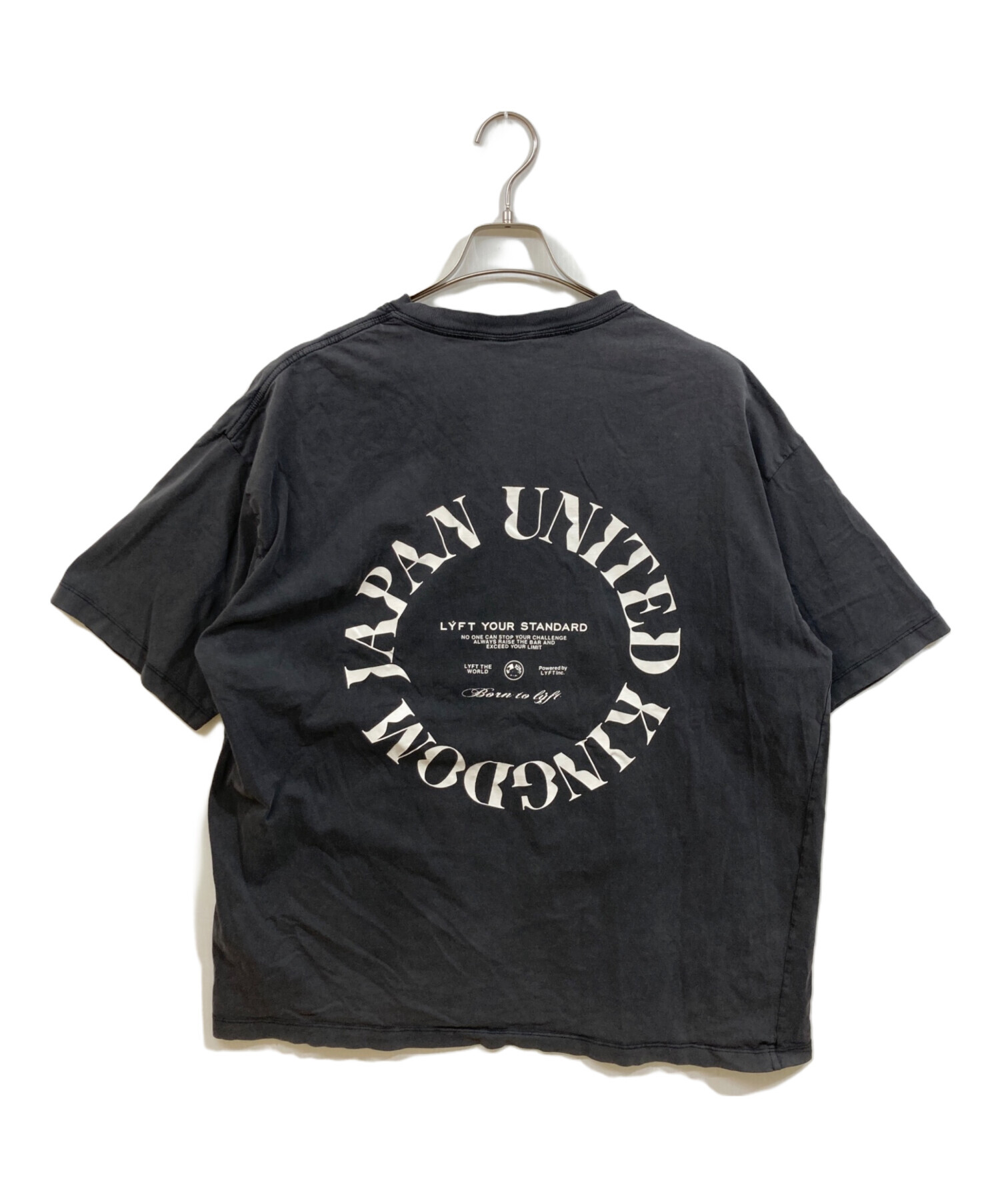 中古・古着通販】Lyft (リフト) サークルロゴTシャツ ブラック サイズ