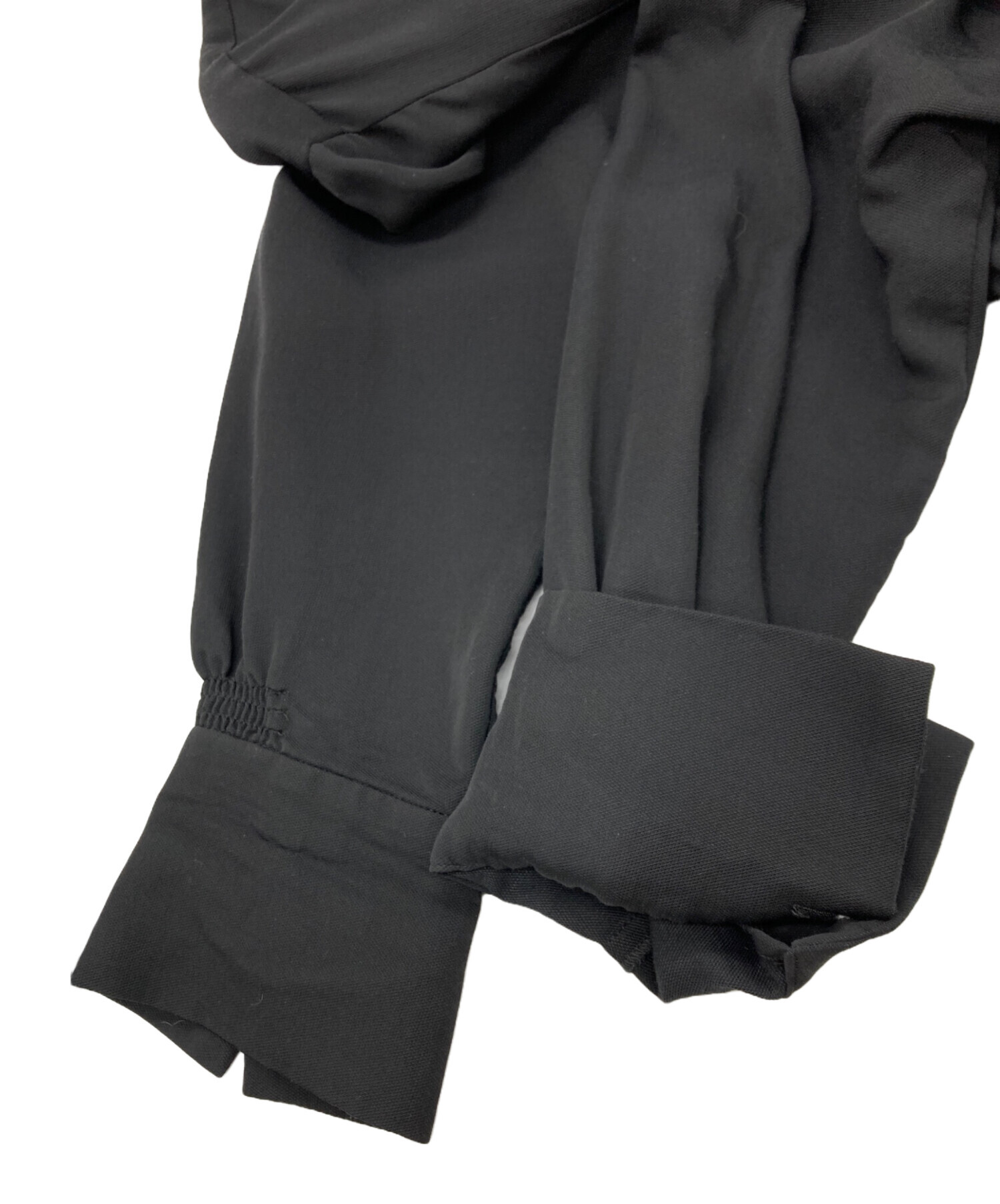 中古・古着通販】ebure (エブール) シャツワンピース ブラック サイズ