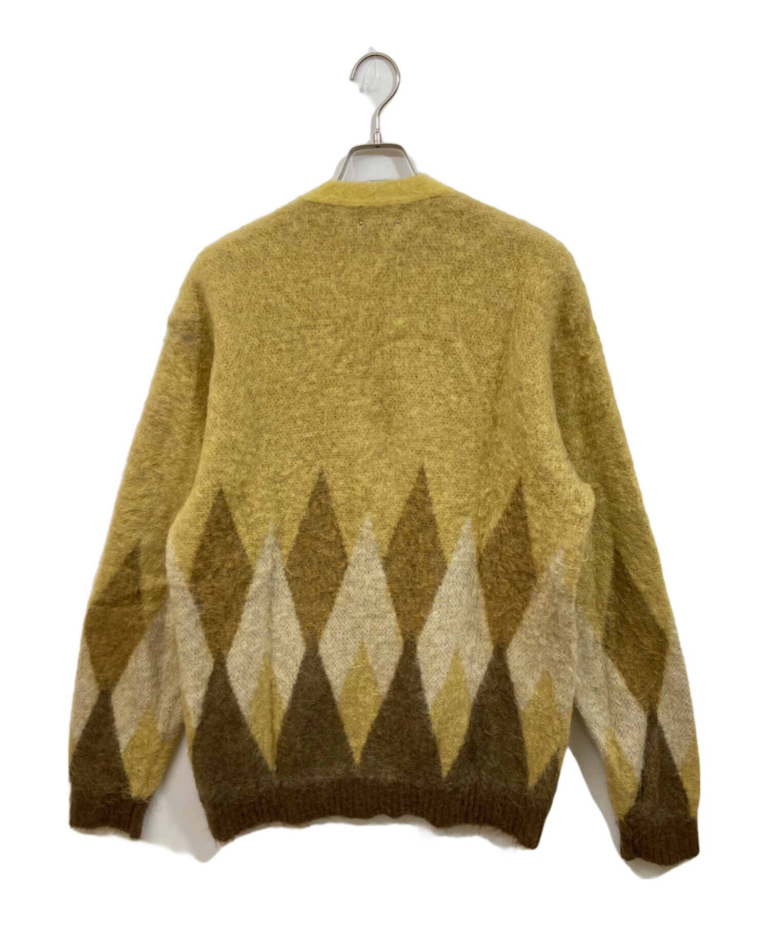 中古・古着通販】MINEDENIM (マインデニム) Kid Mohair Argyle Knit 