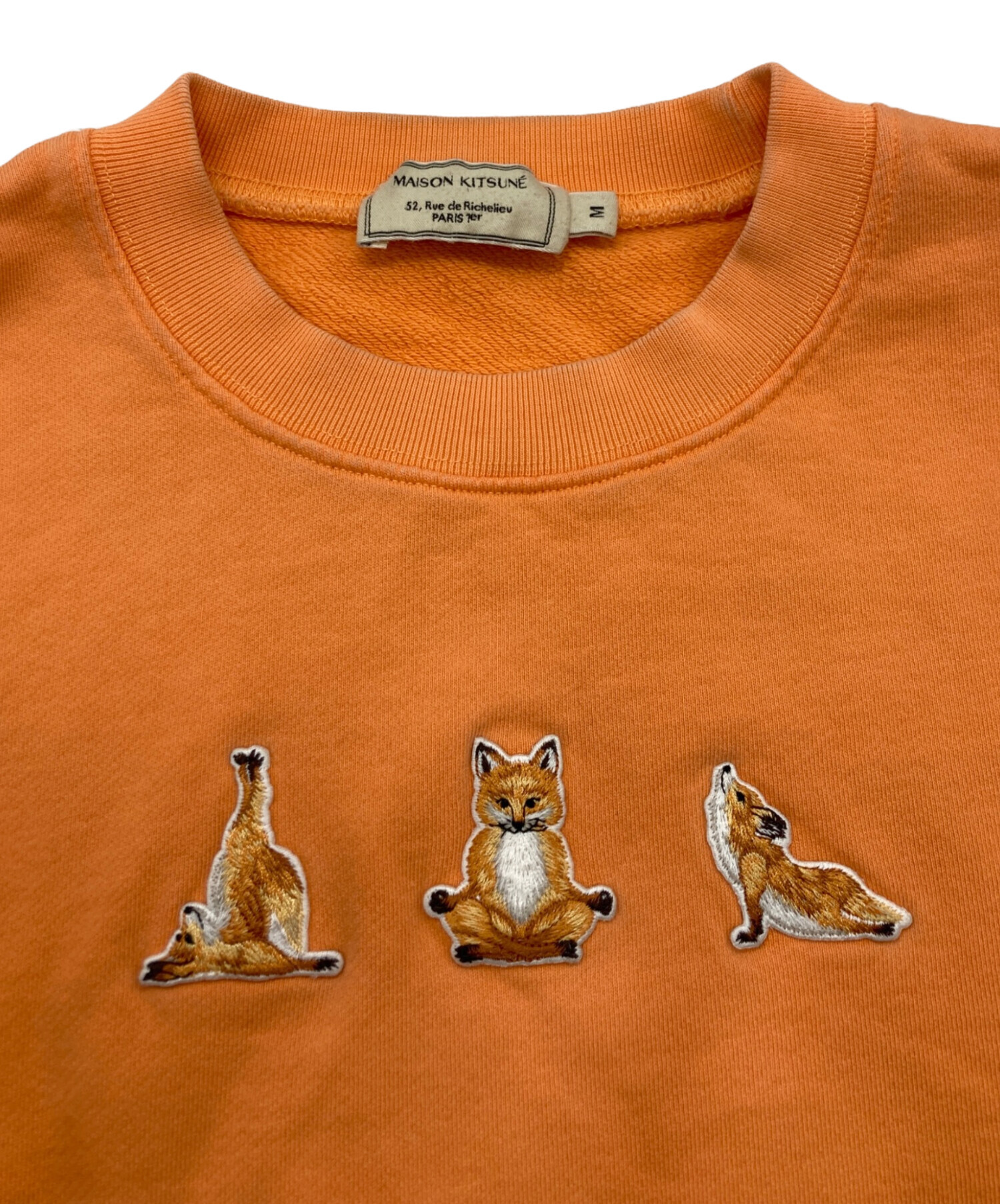中古・古着通販】maison kitsune (メゾンキツネ) YOGA FOXクルーネック