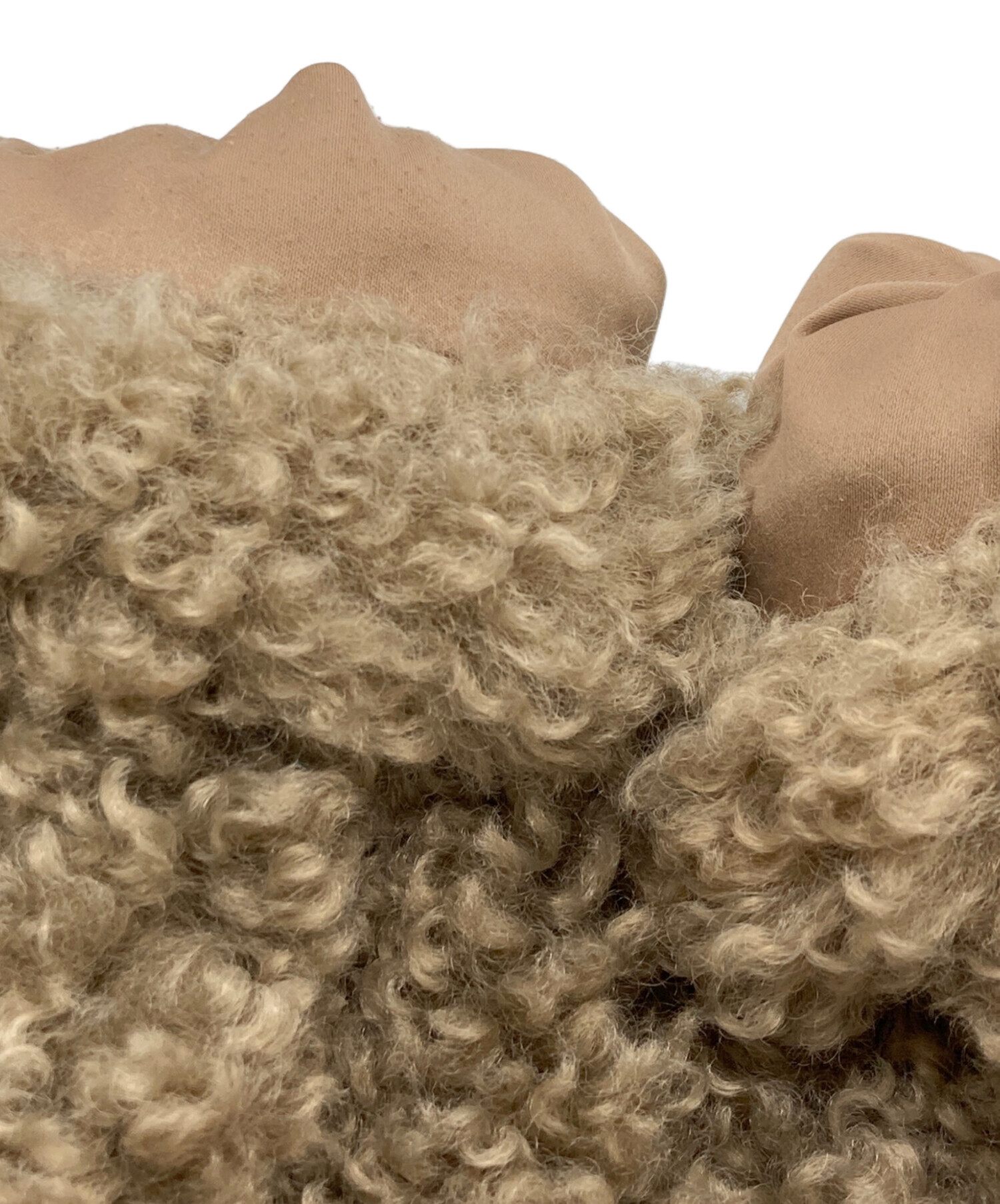 中古・古着通販】anuke (アンヌーク) Ecofur Over Coat /エコファー