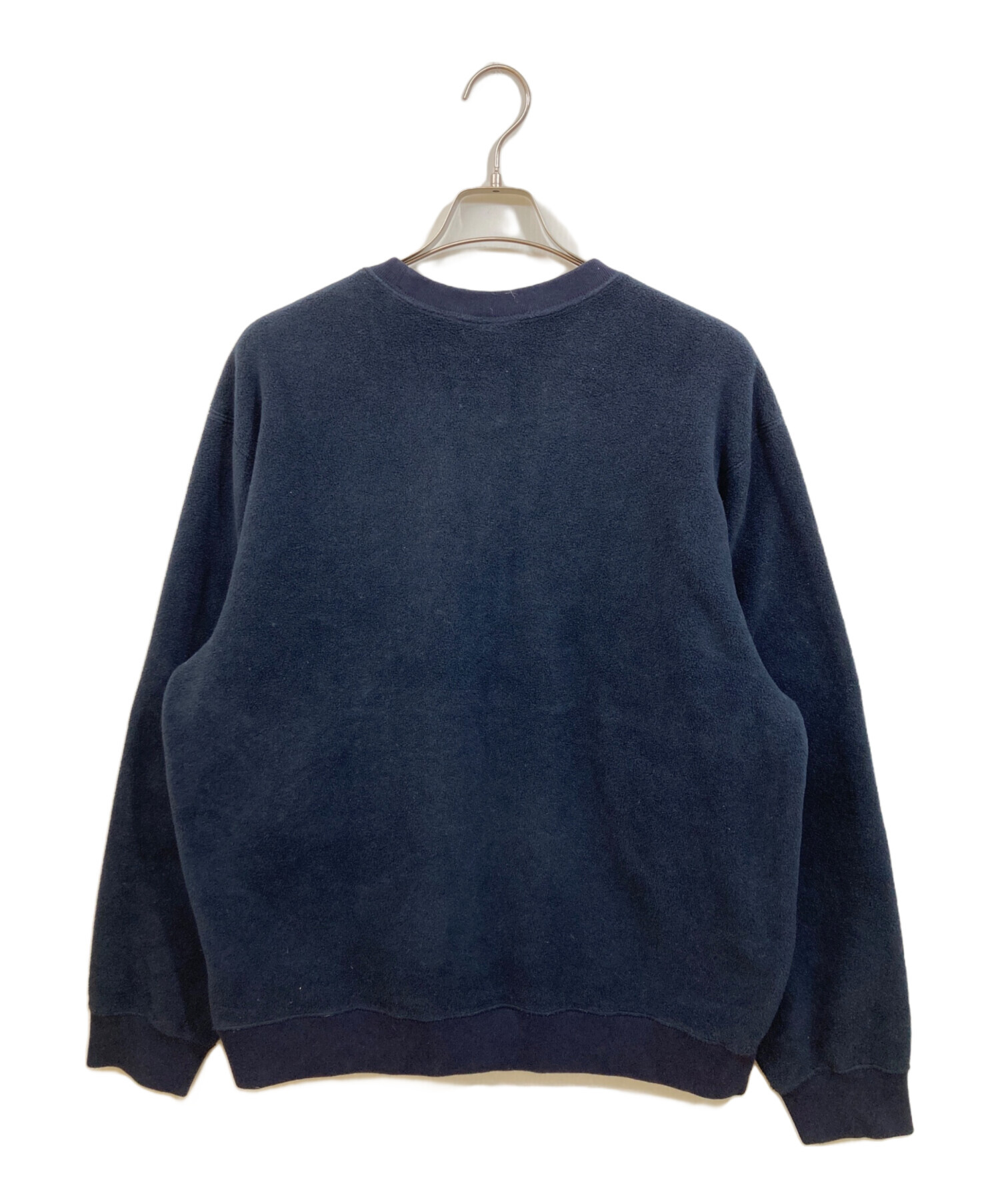Supreme Polartec Small Box Crewneckネイビー 中古・古着通販】Supreme (シュプリーム) Polartec Small Box Crewneck
