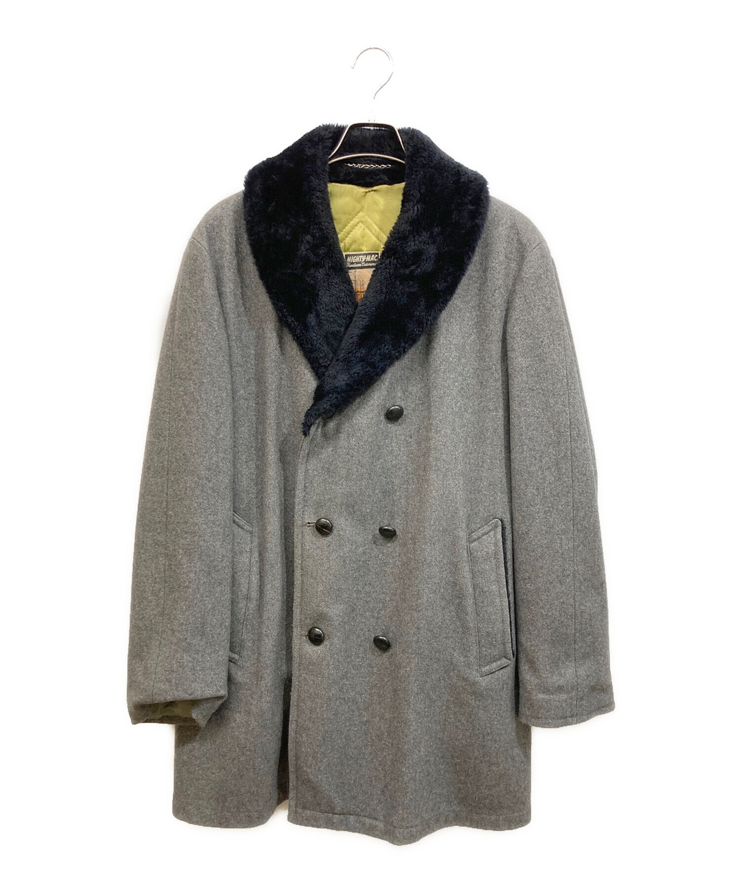 マイティーマック ギャングコート ボアコート アクリルボア ウールメルトン 中綿 中古・古着通販】MIGHTY-MAC (マイティーマック) ギャングコート