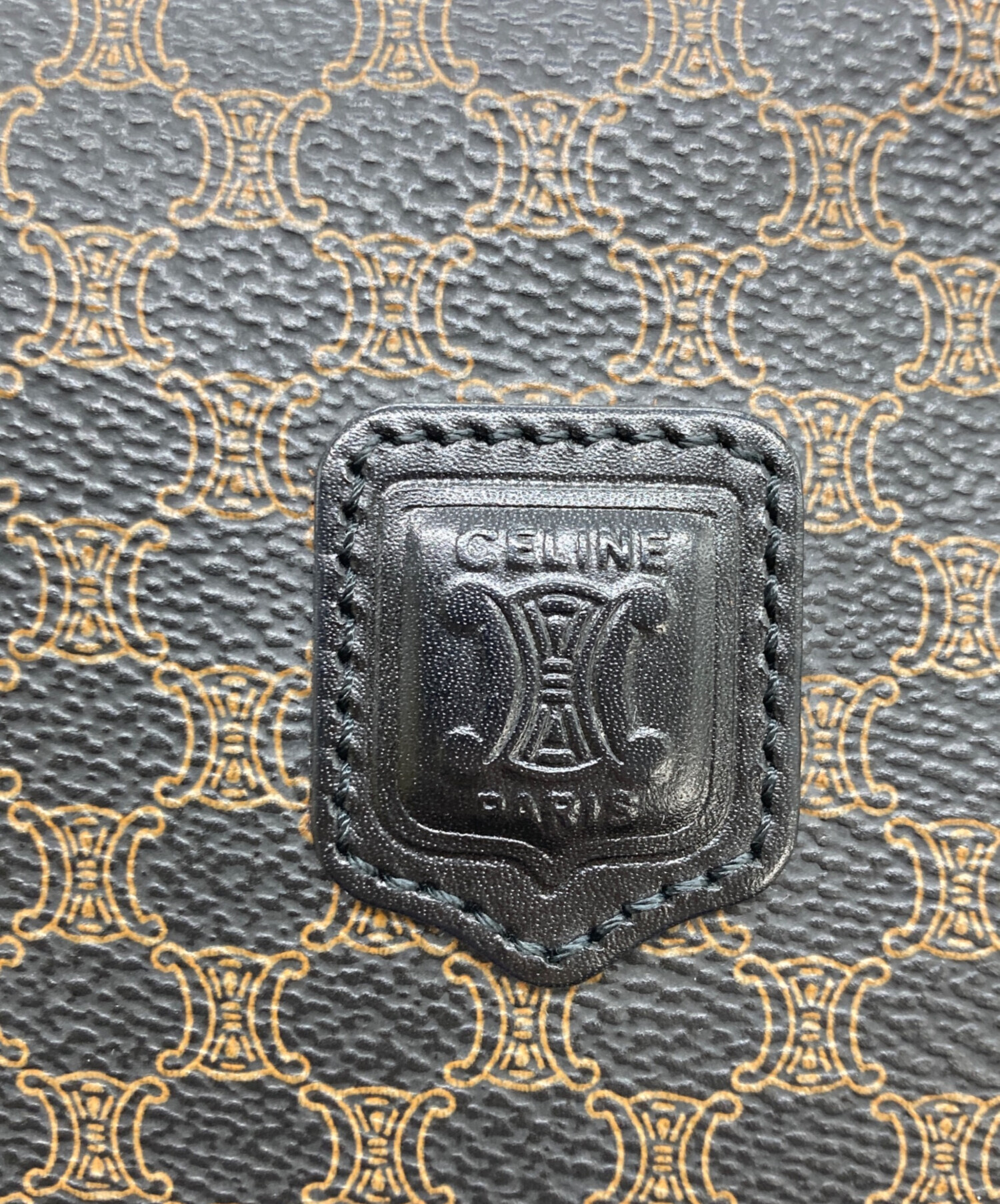 中古・古着通販】CELINE (セリーヌ) マカダム柄ハーフムーン