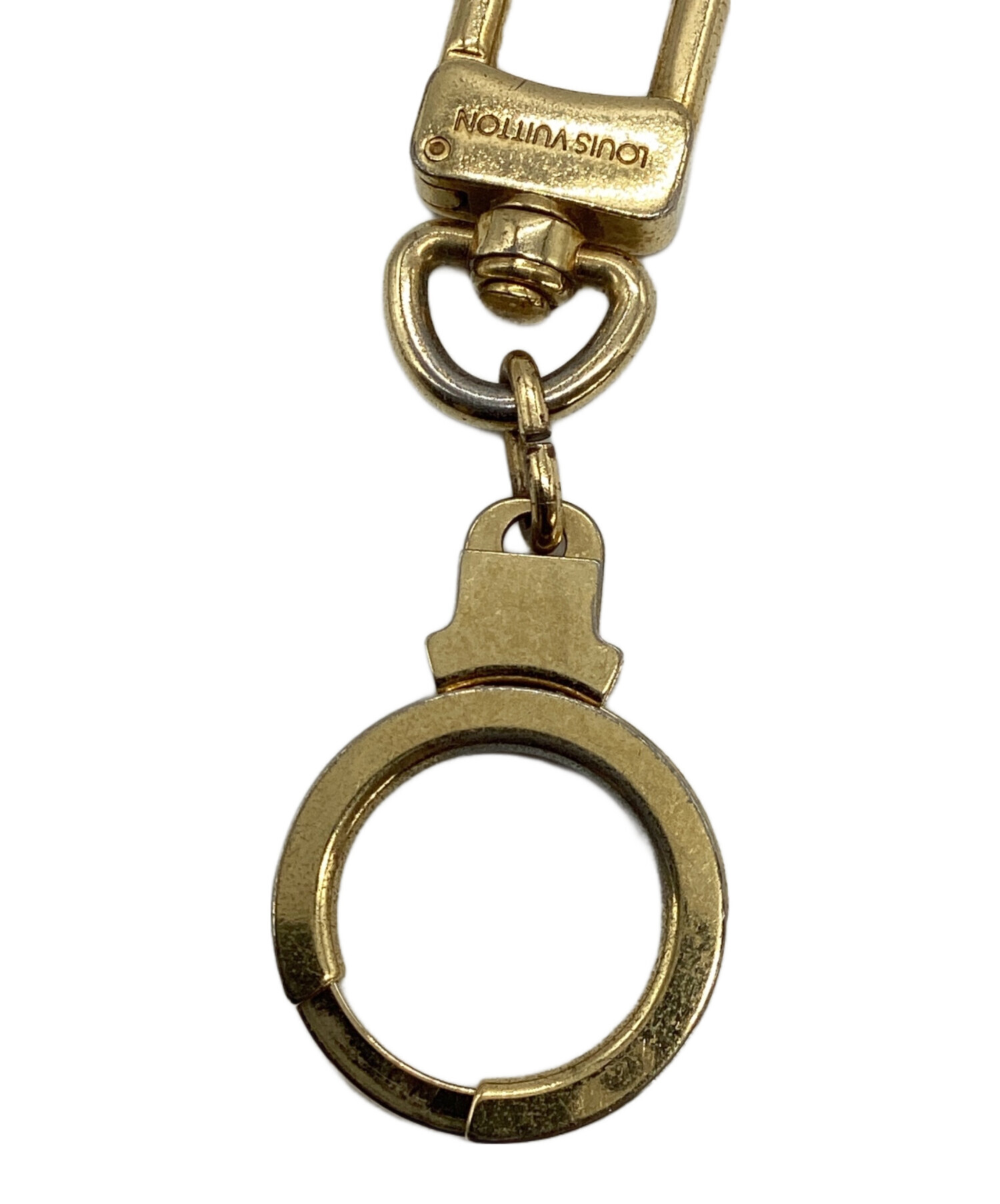 【LOUIS VUITTON】ルイヴィトン アノクレ キーホルダー ゴールド 中古・古着通販】LOUIS VUITTON (ルイ ヴィトン) アノクレ/キーリング